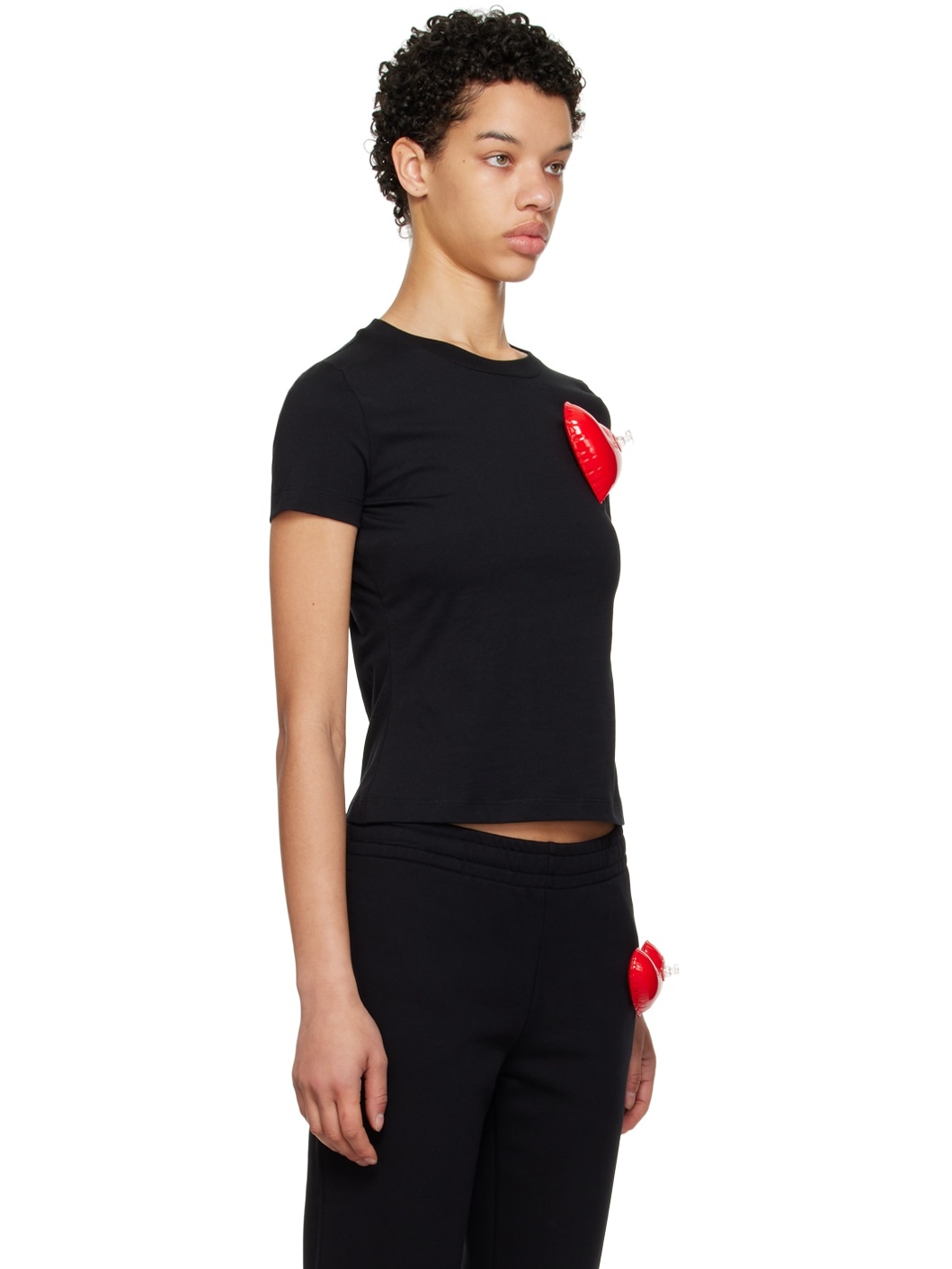 Black Inflatable Heart T-Shirt - 2