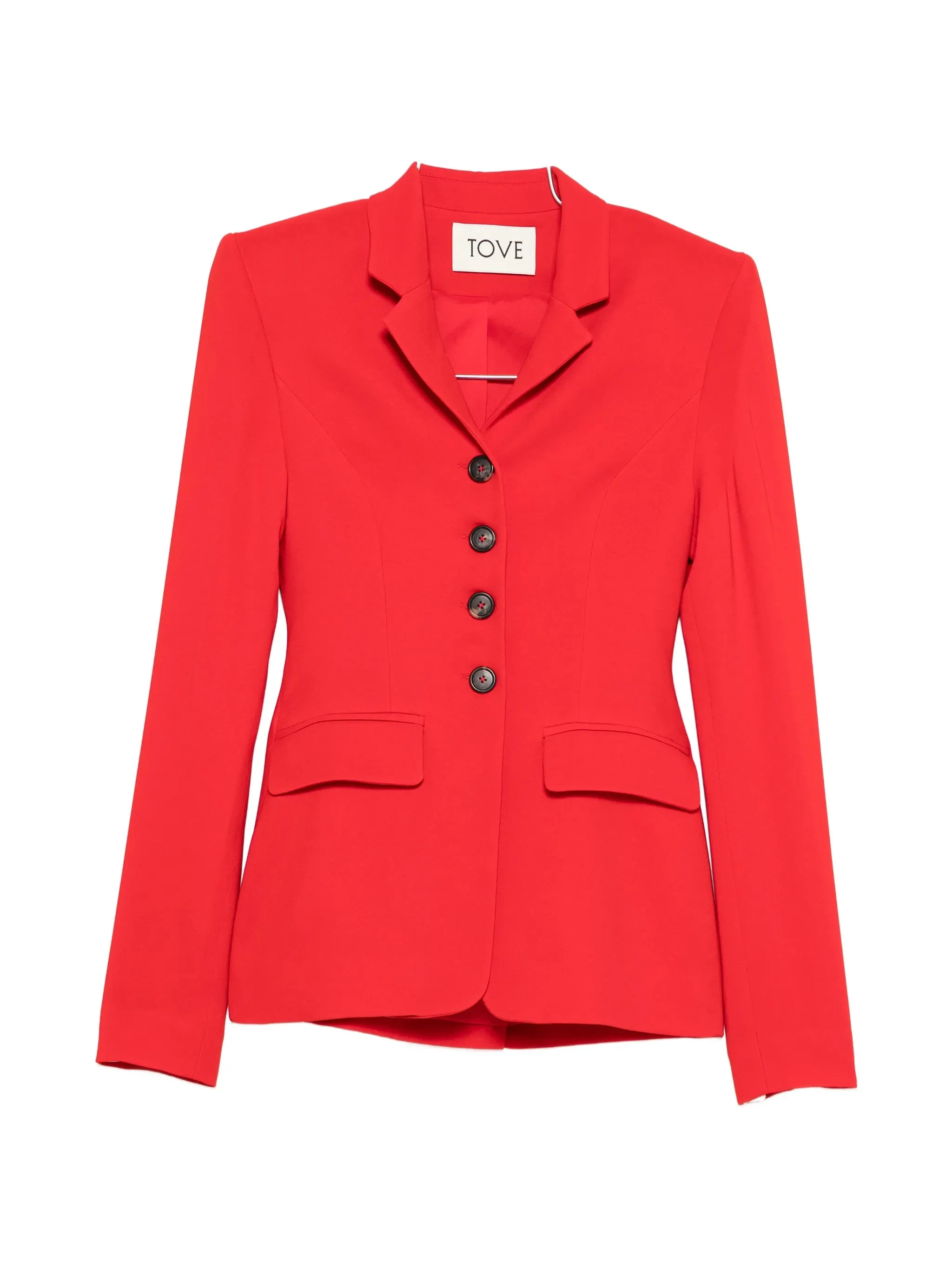 Merl buttoned flap-pocket blazer - 1