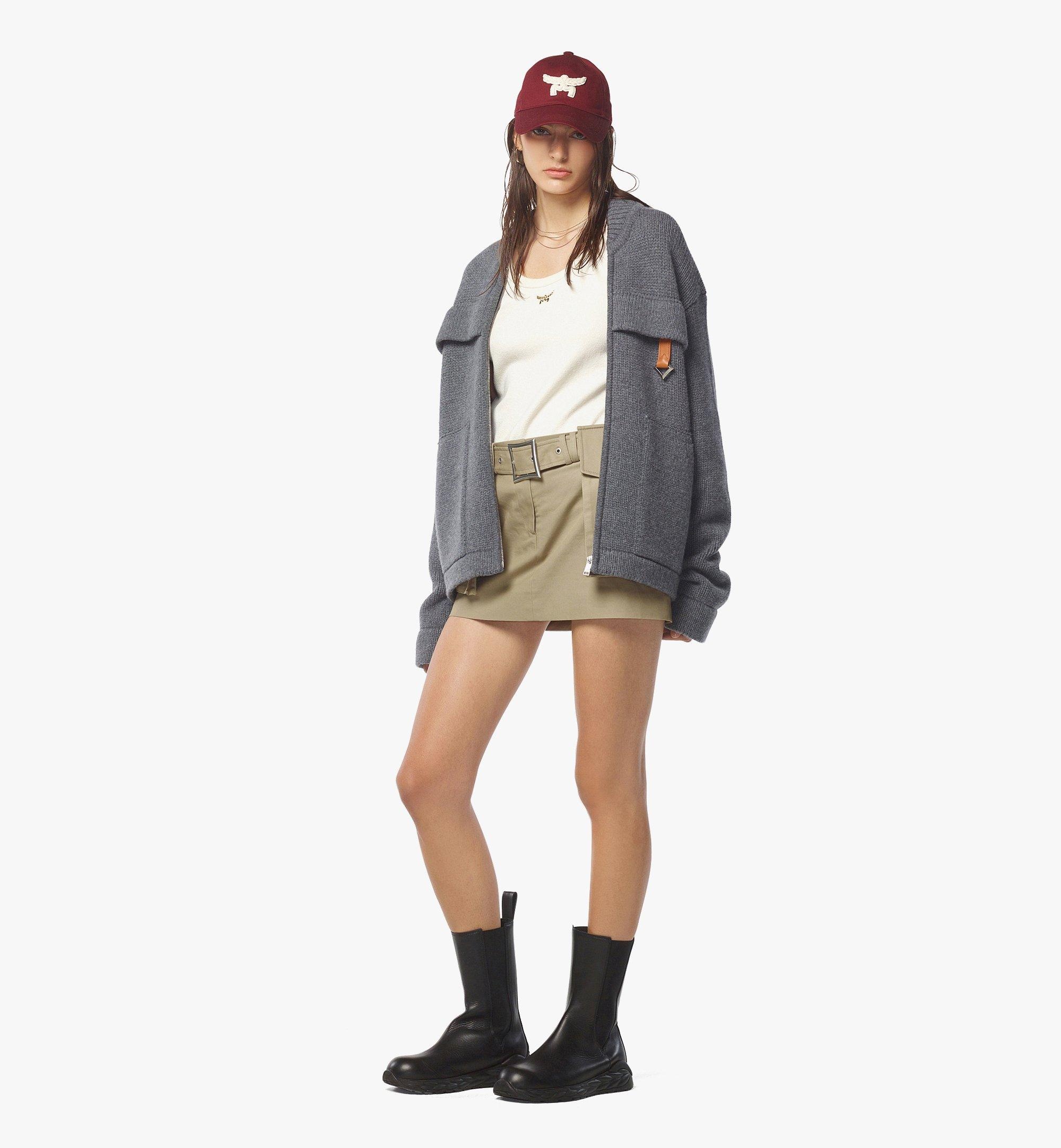 Zip Cardigan in Wool and Recycled Cashmere - 5