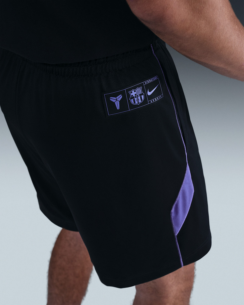 FC Barcelona Away Kobe Dri-FIT Soccer 6" Shorts 3