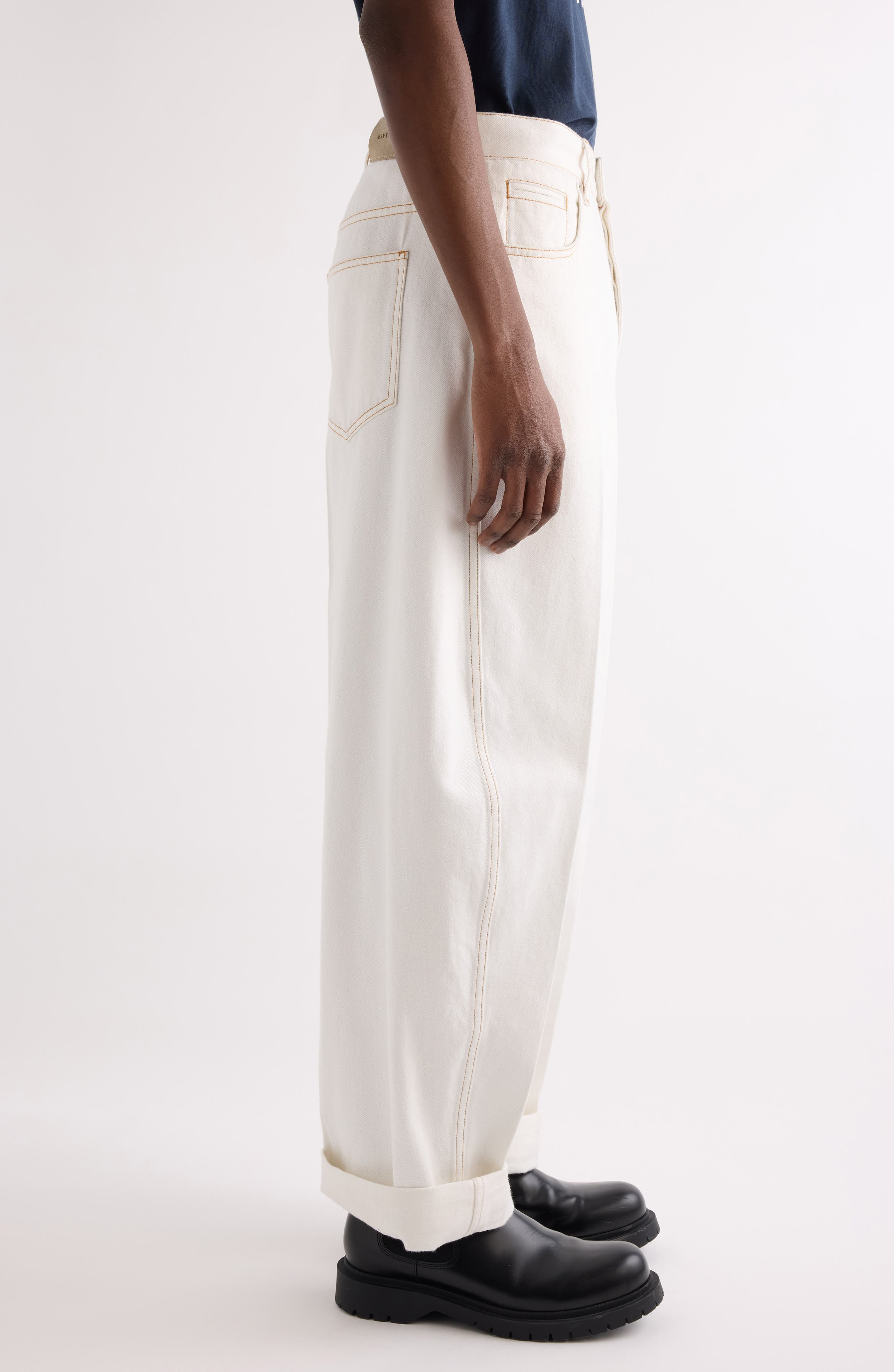 Givenchy Twisted Seam Jeans in White at Nordstrom - 4
