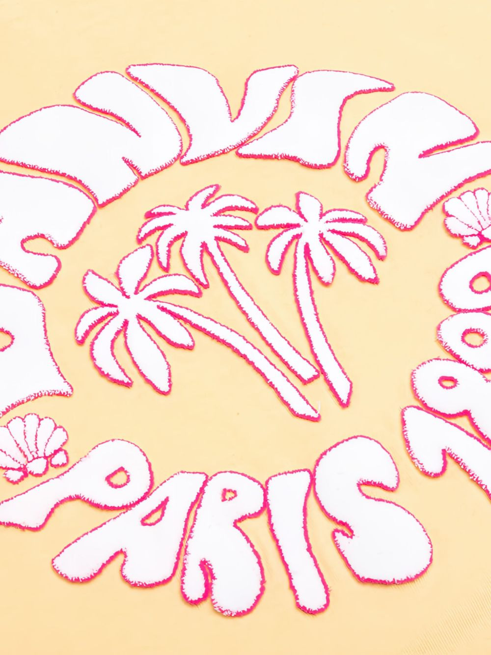 ombre palm-tree hoodie - 3