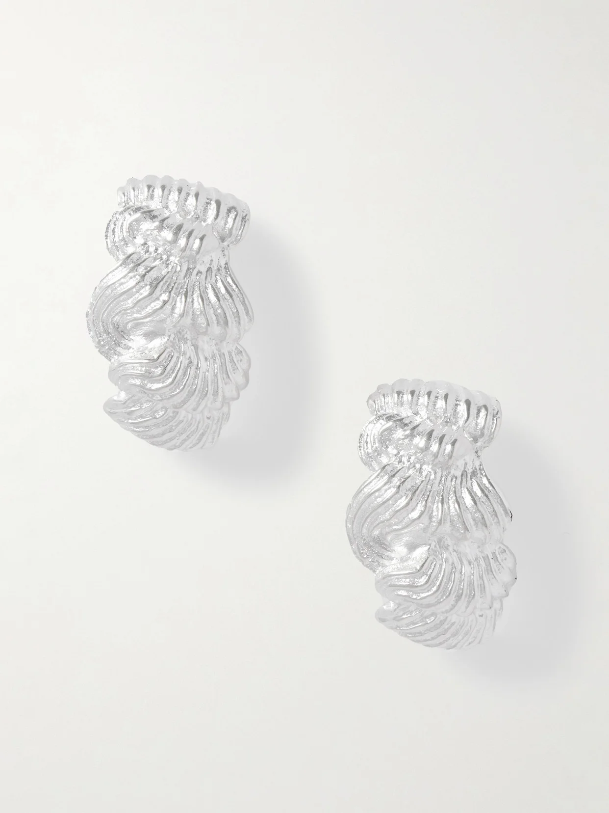 Silver-plated Earrings - 1