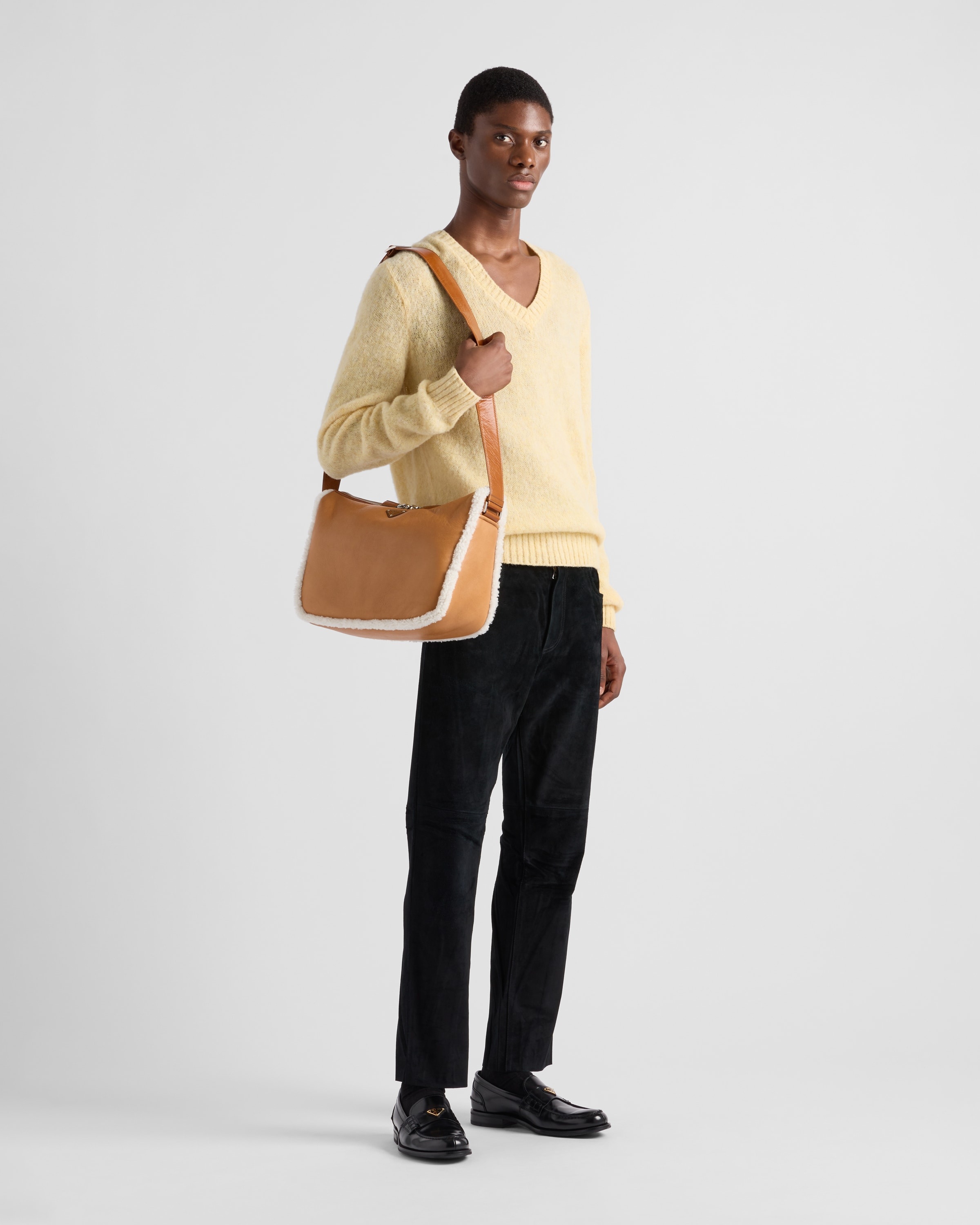 Shearling shoulder bag - 2