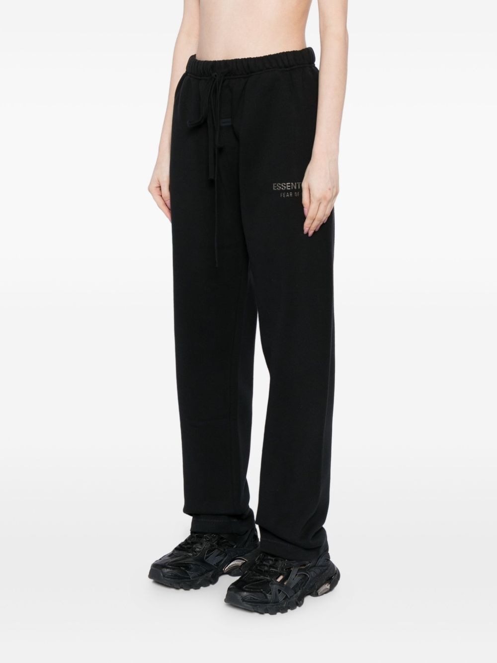 logo-embossed trousers - 3