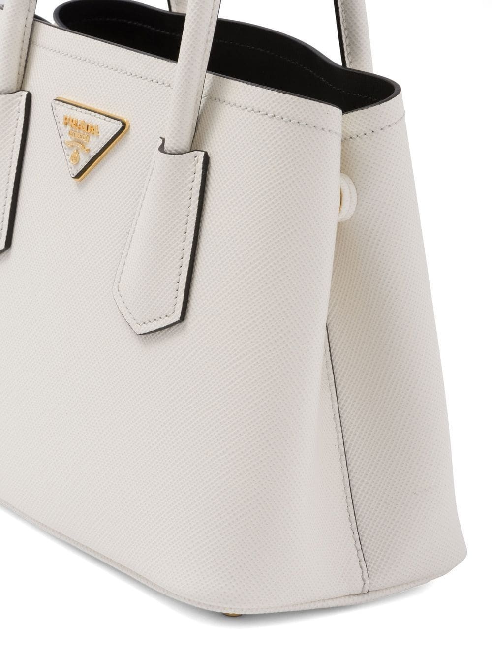 Double Saffiano leather mini bag - 4