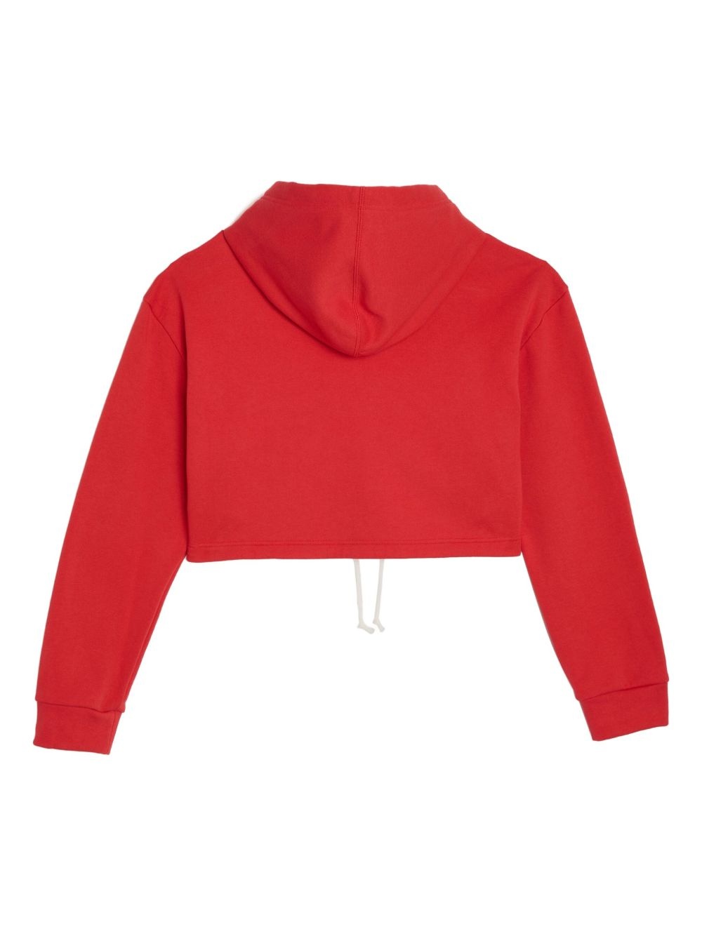 cotton cropped hoodie - 2