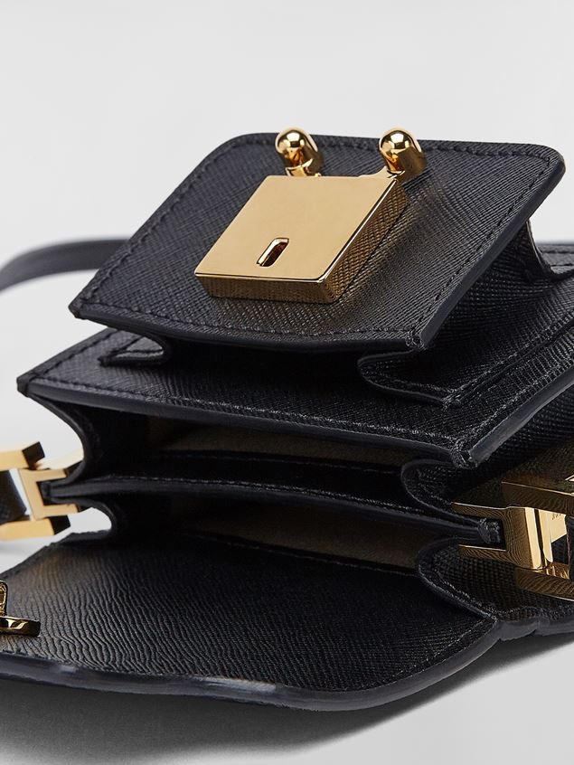 TRUNK BAG IN BLACK SAFFIANO CALFSKIN - 4