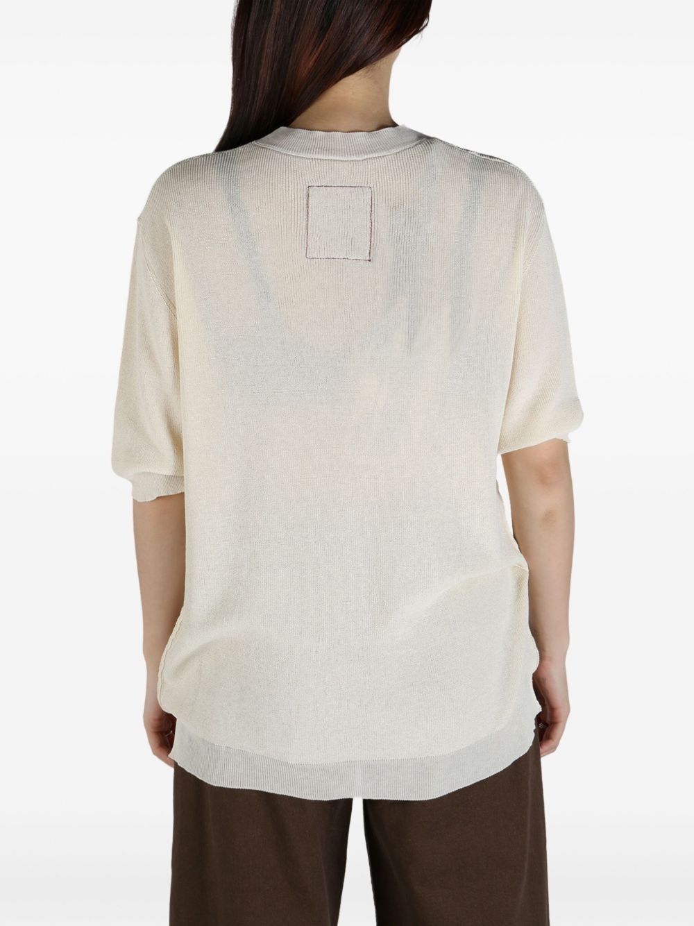 fine-knit T-shirt - 5
