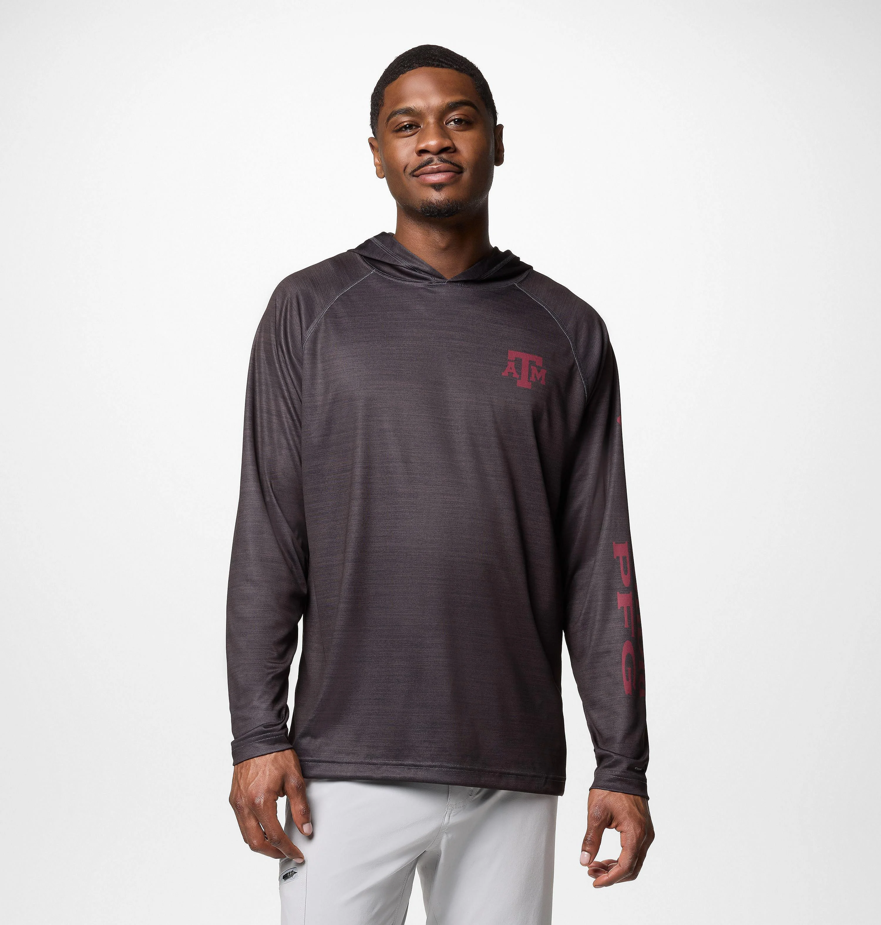 Men's Collegiate PFG Super Terminal Tackle Hoodie - Texas A&M - 1