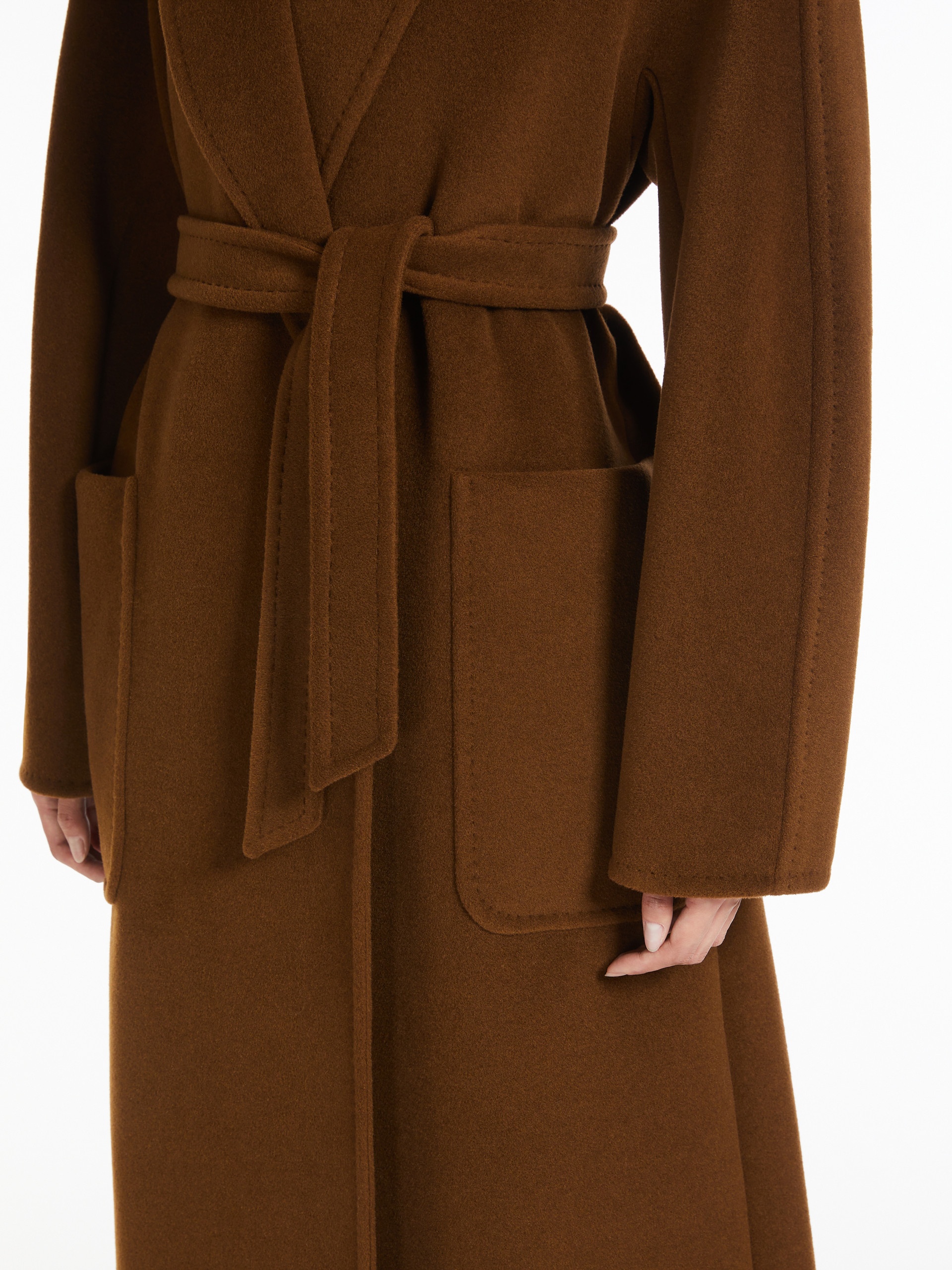 ATTUALE1234 Camel colour robe coat - 5