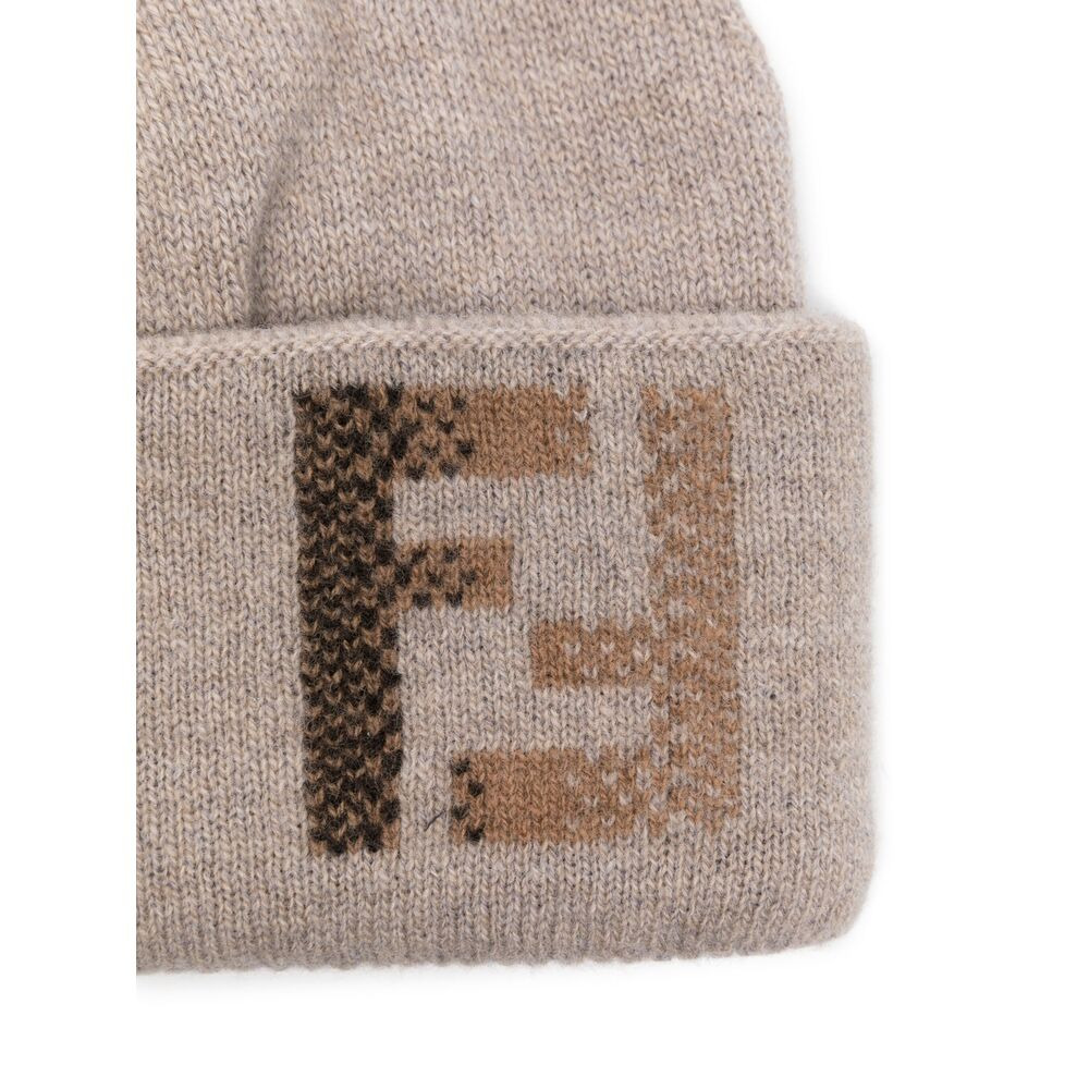 Fendi Neutrals Hats Men - 2