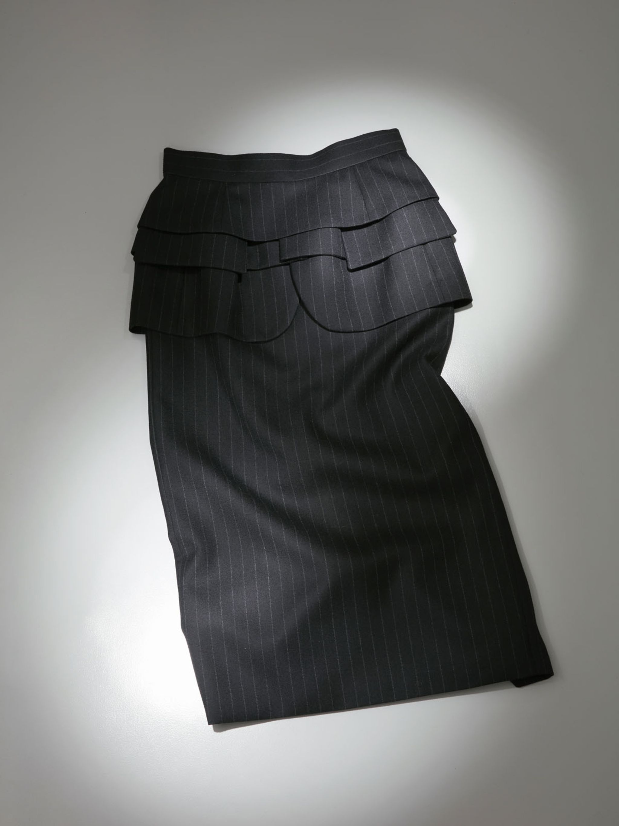 Chalk Stripe Skirt - 4