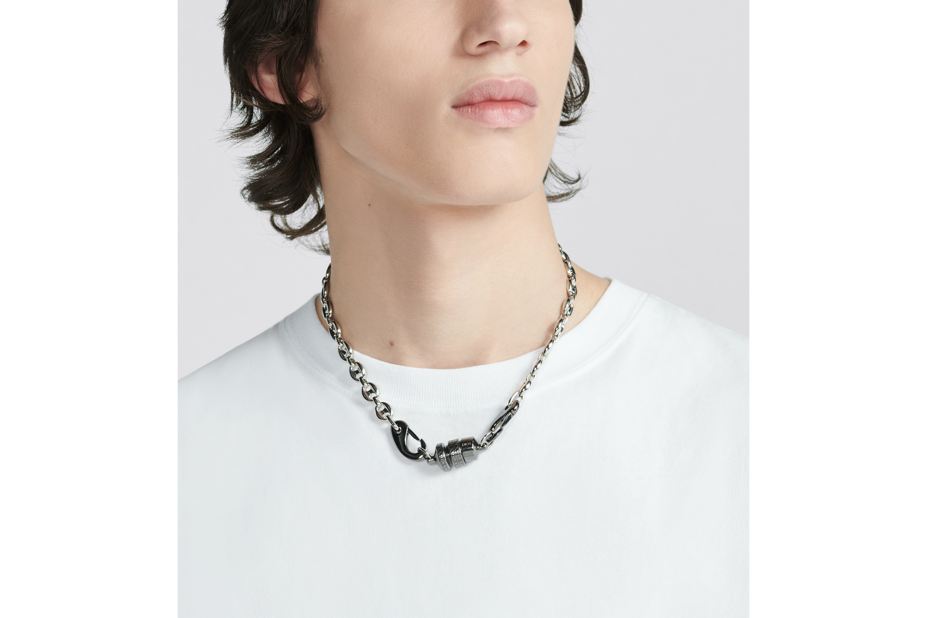 Cylinder Cannage Necklace - 4