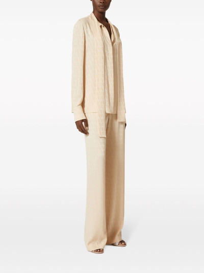 Valentino Toile Iconographe jacquard silk trousers outlook