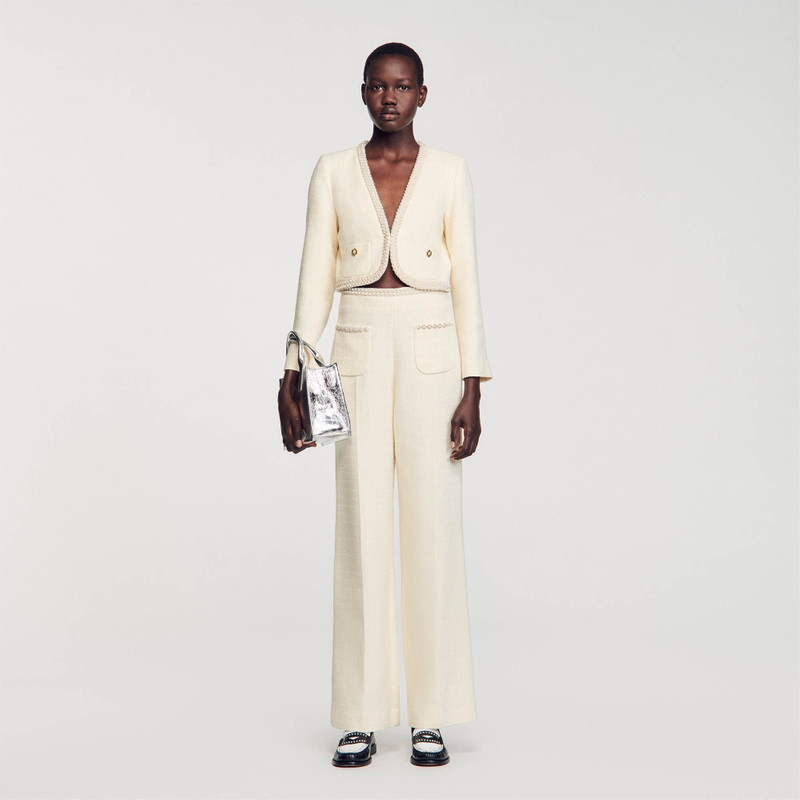 Sandro TWEED TROUSERS outlook
