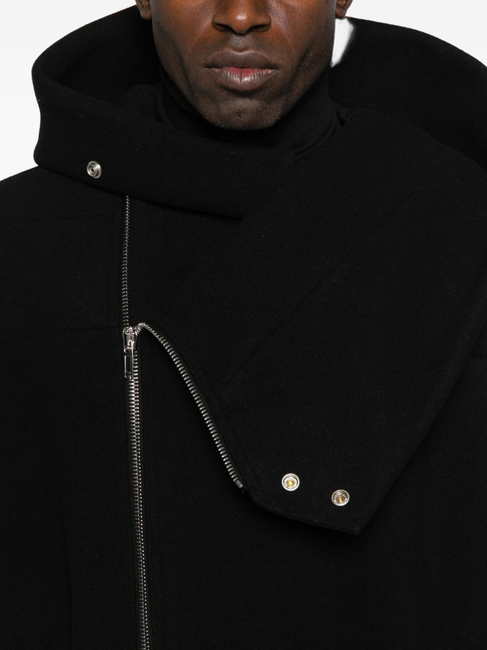 hooded zip-up jacket - 5