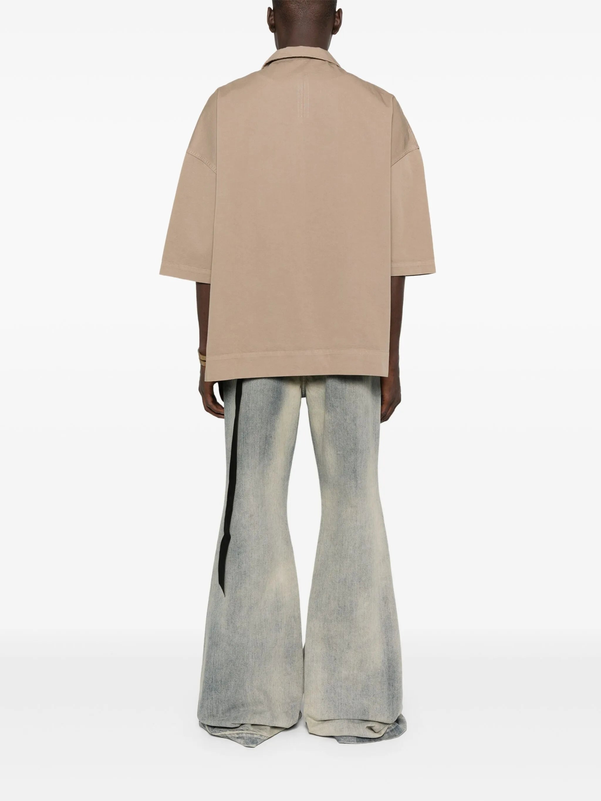 Rick Owens Drkshdw Double-pocket Short-sleeve Shirt - 4