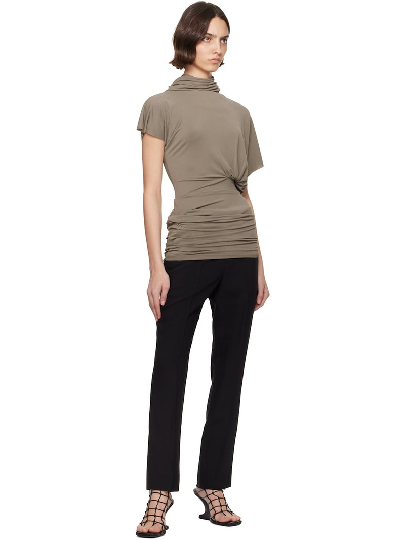 Rick Owens Lilies Gray Hollywood Lilith T-shirt outlook