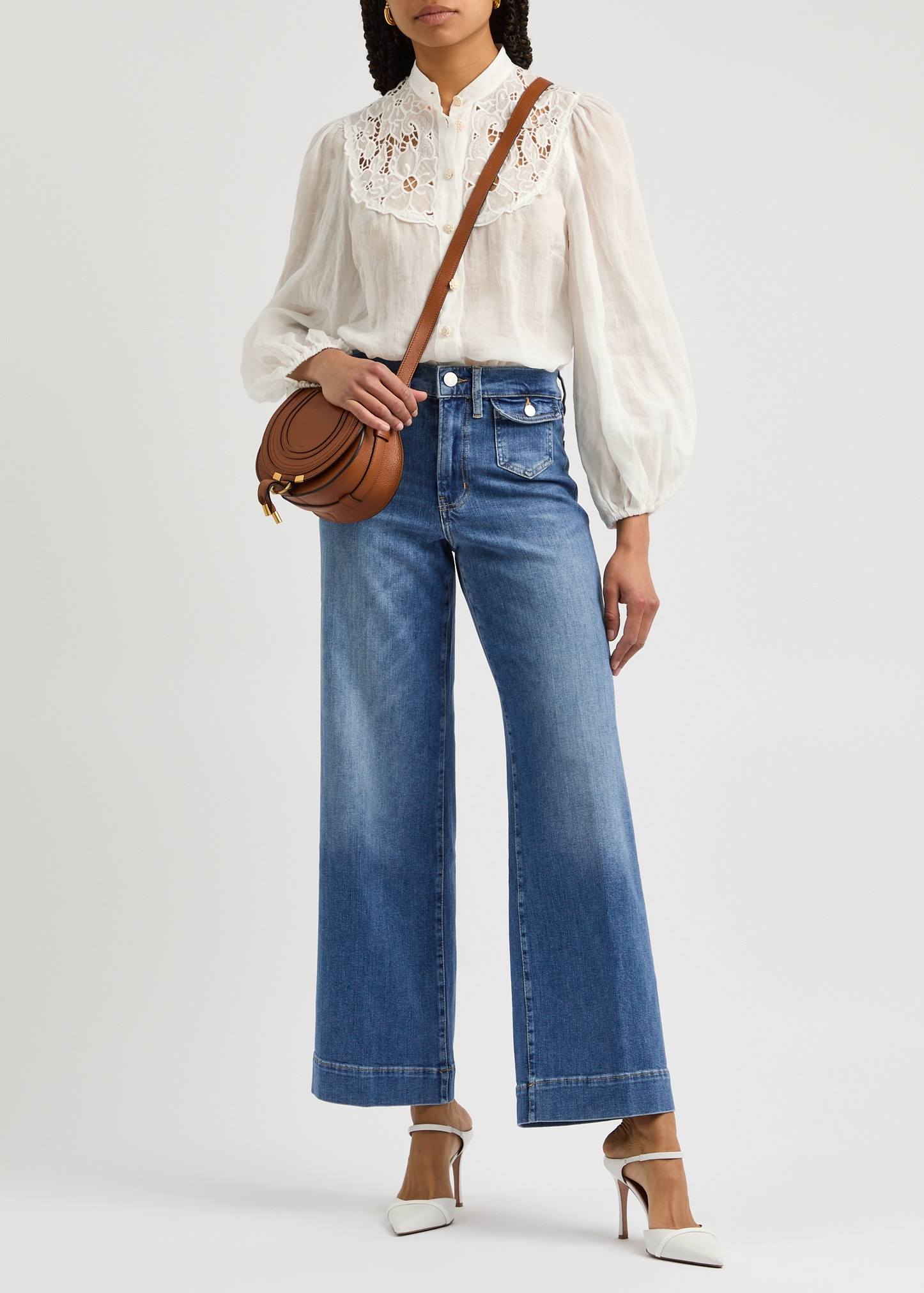 Palazzo wide-leg jeans - 4