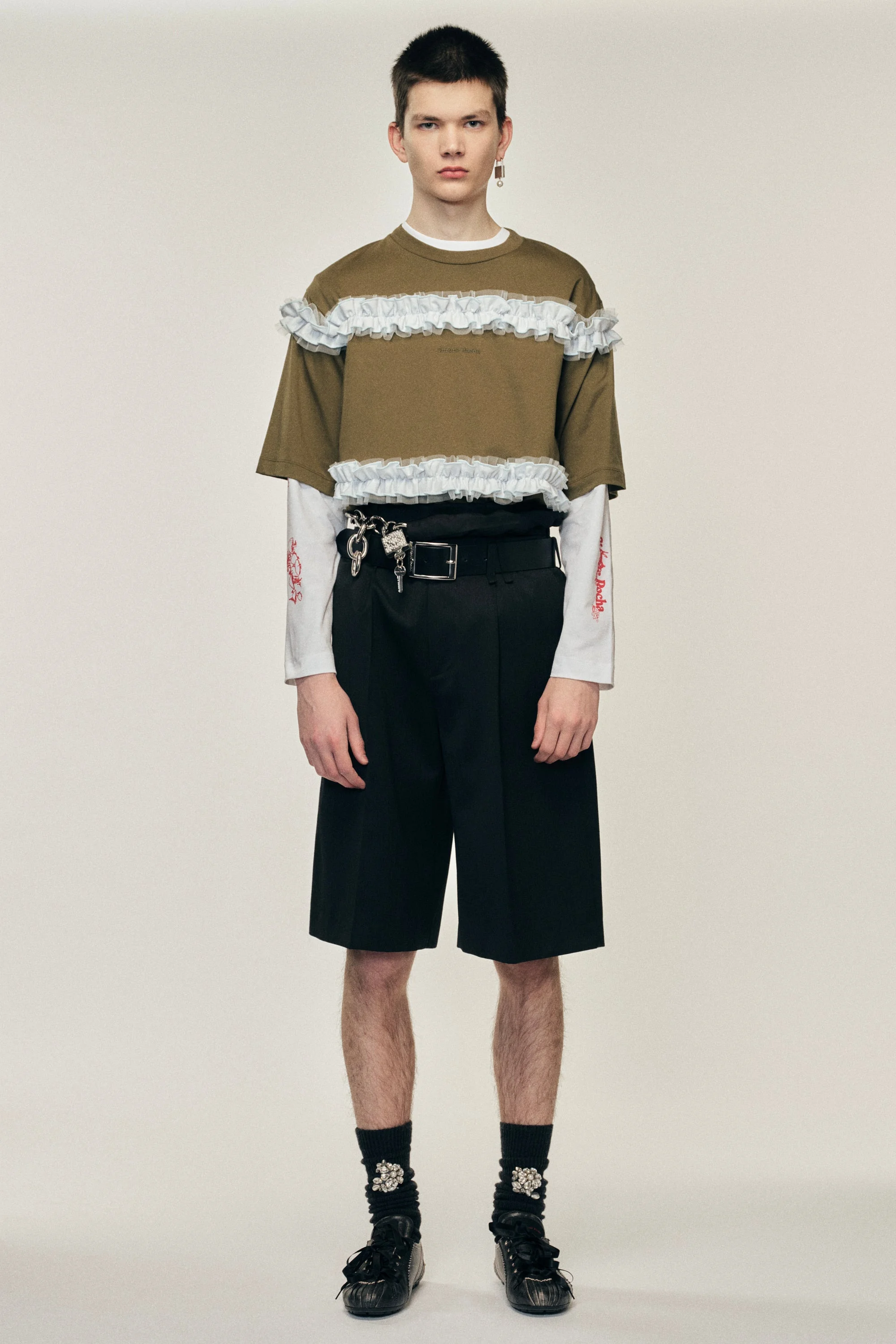 Ruffle Frill T-Shirt - 1