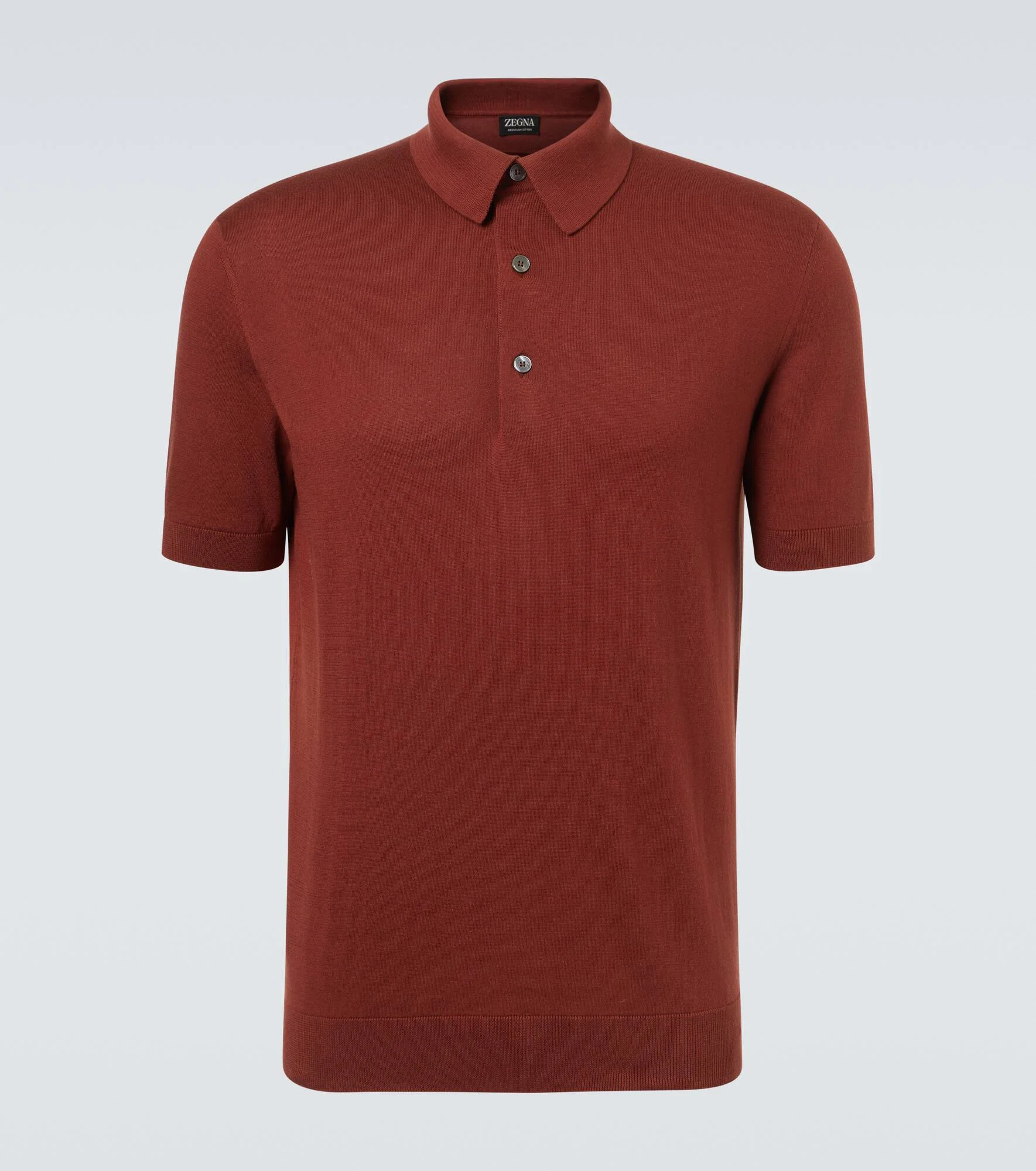 Cotton polo shirt - 1