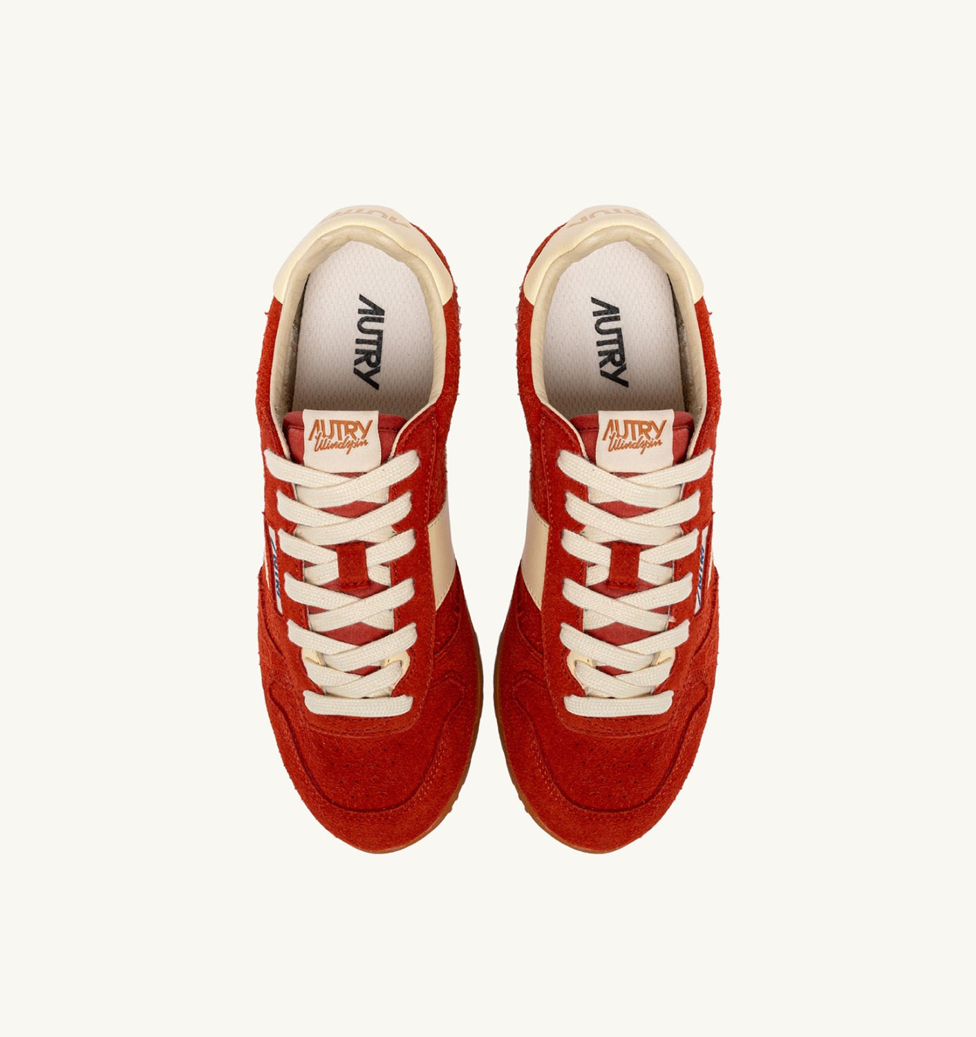SNEAKERS WINDSPIN IN SUEDE AND LEATHER COLOR PARROT AND RUTABAGA - 5