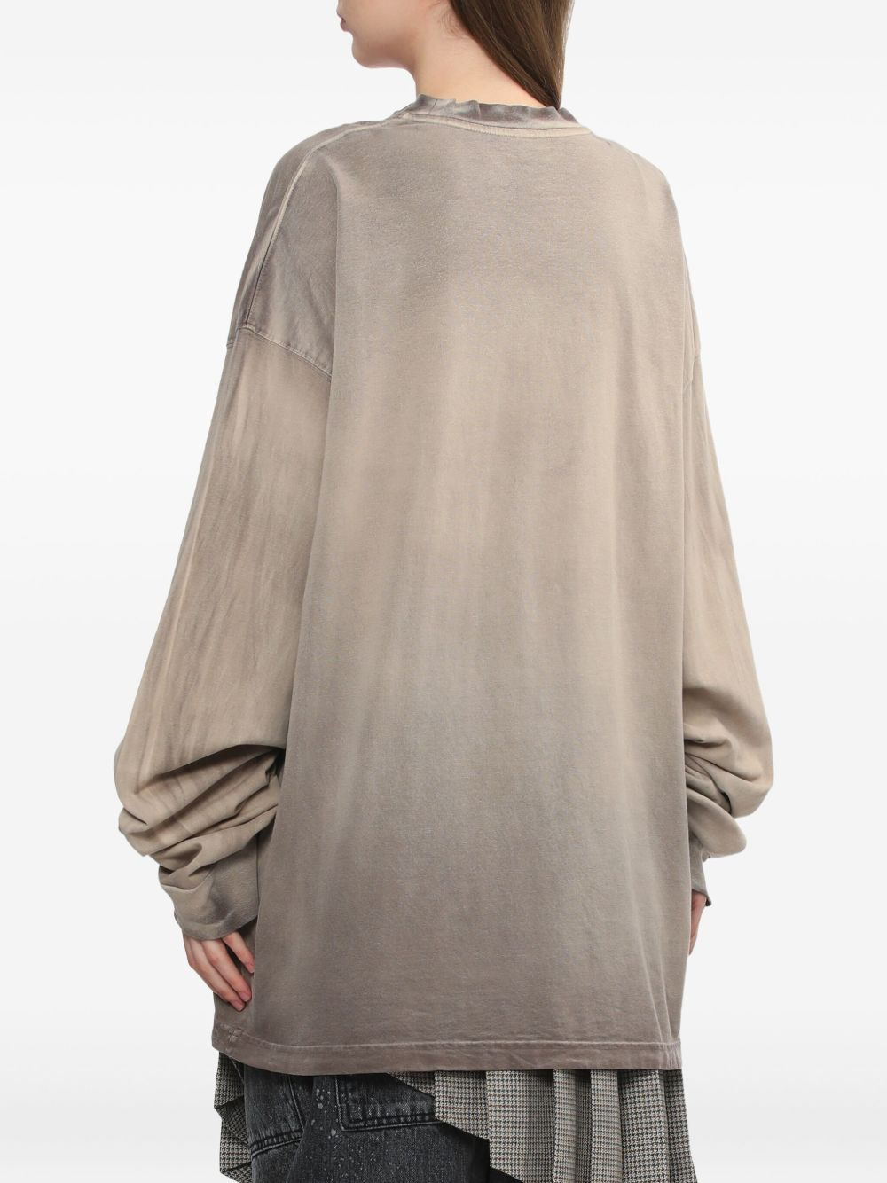ombre long-sleeve top - 4