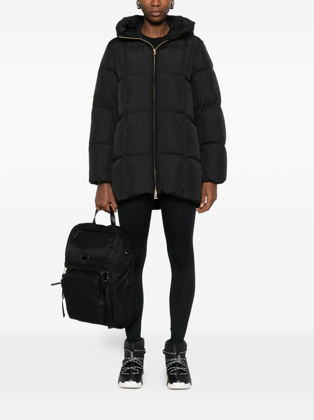 Darbon quilted hooded jacket - 2