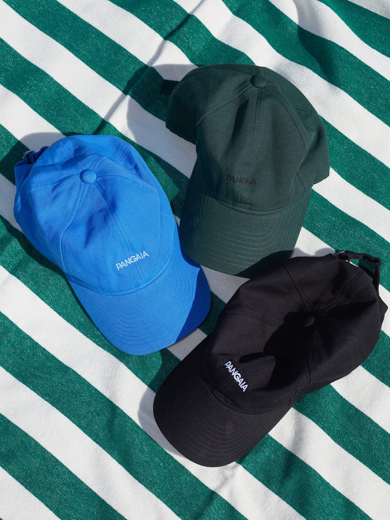 Organic Cotton Cap Pangaia Logo - Depth Green 3