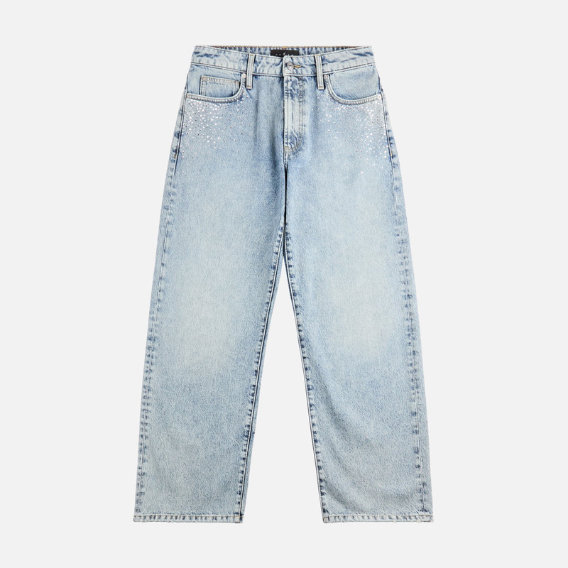 5 Pocket Jeans with rhinestones 1