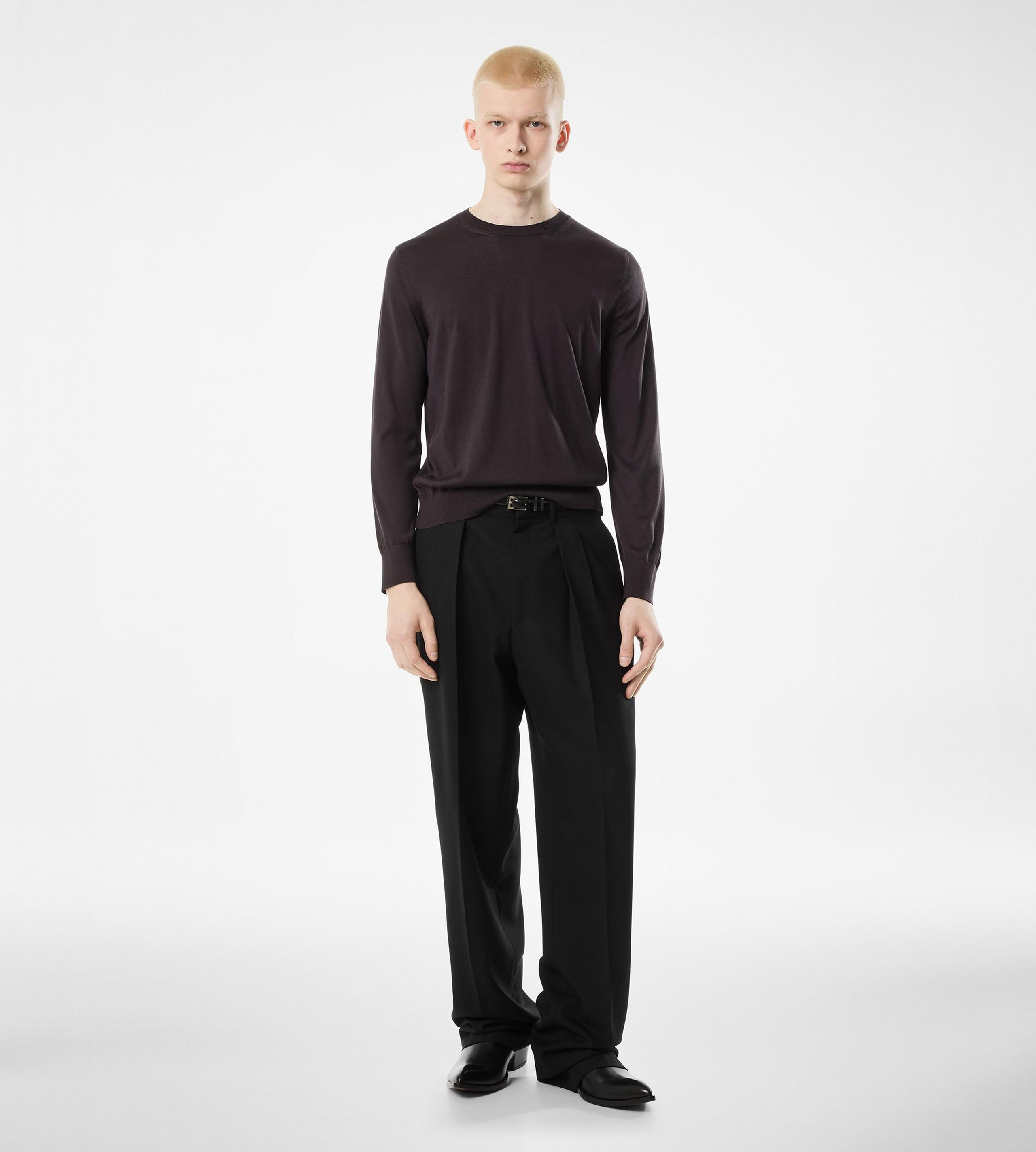 FLUID SILK CREW NECK - 5