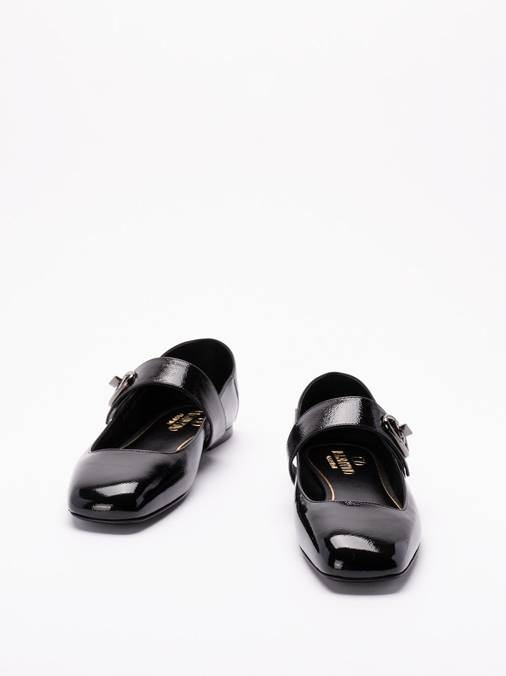 `VLogo Locker` Ballerinas - 2