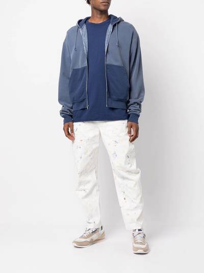 John Elliott 1992 zip-up cotton hoodie outlook