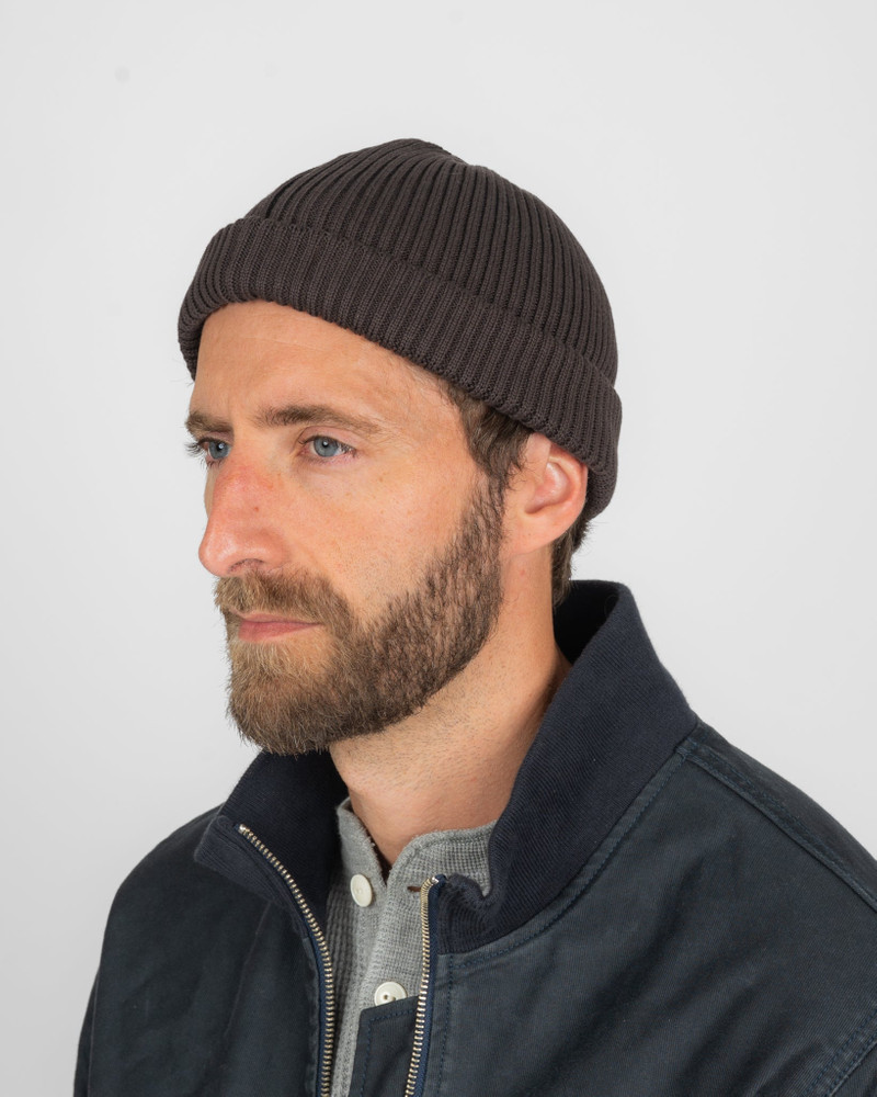 ROTOTO® ROTOTO - COTTON ROLL UP HAT - DARK BROWN outlook
