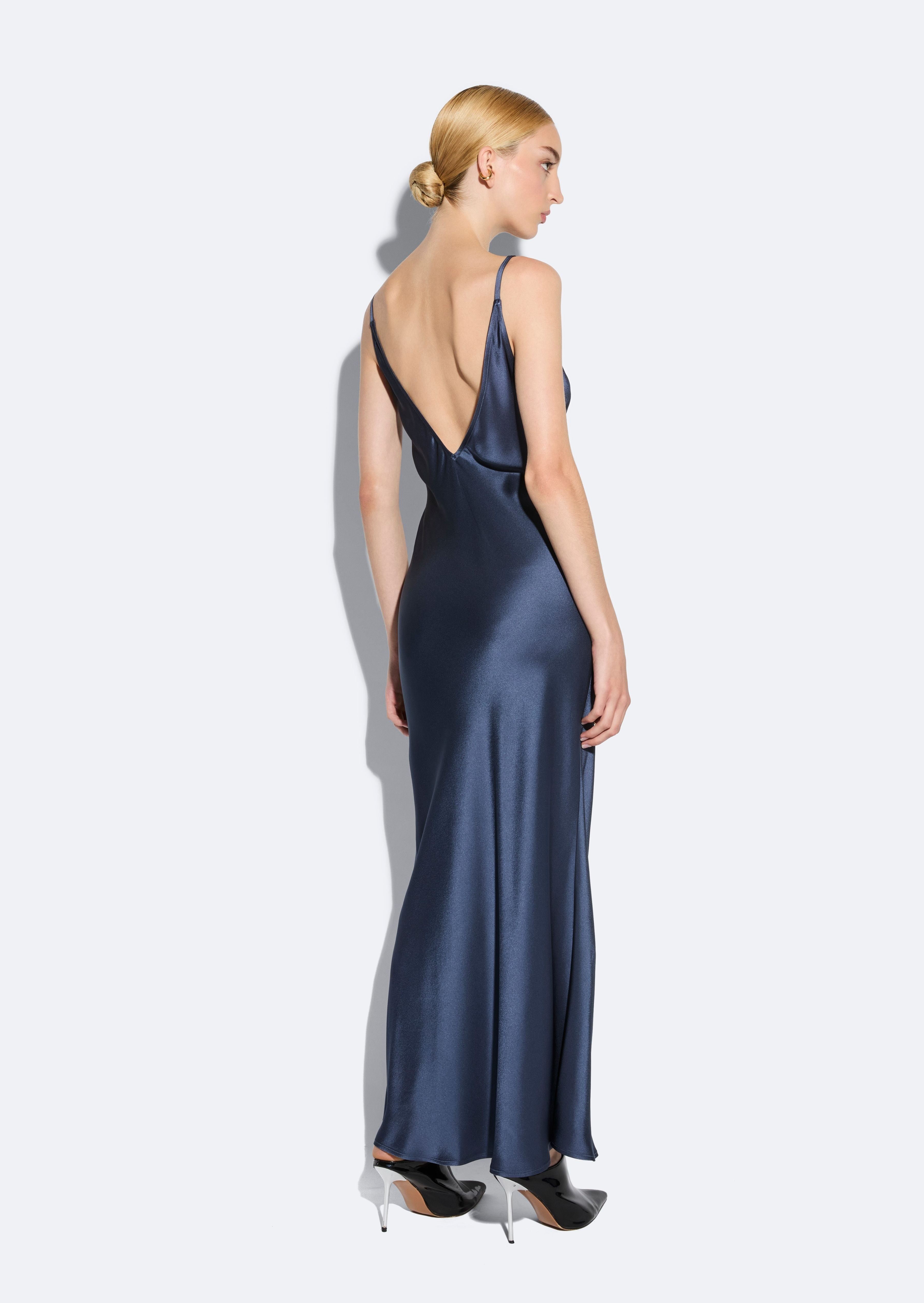 Satin Slip Dress - 3