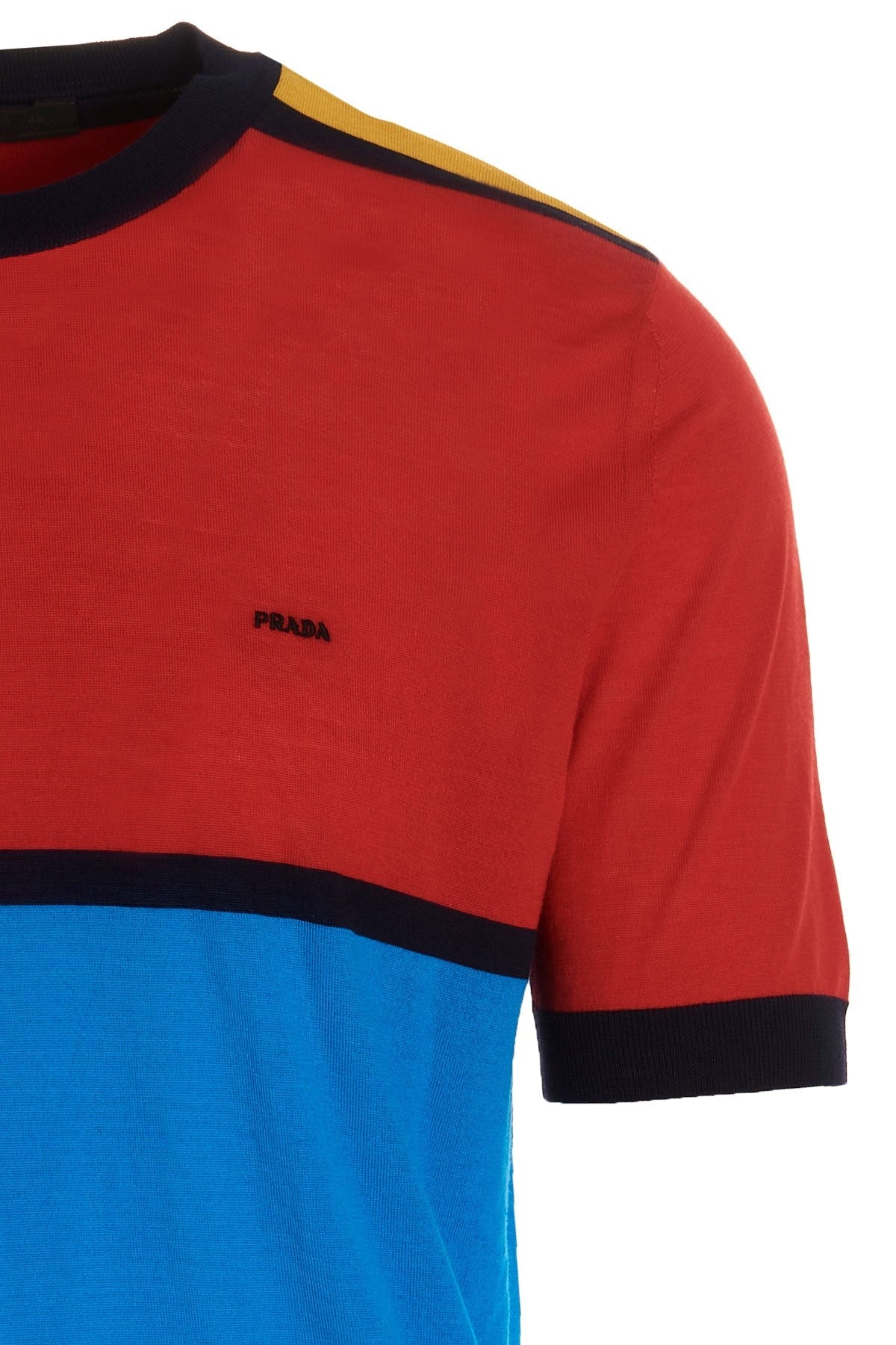 Prada Men Logo Colorblock Sweater - 3