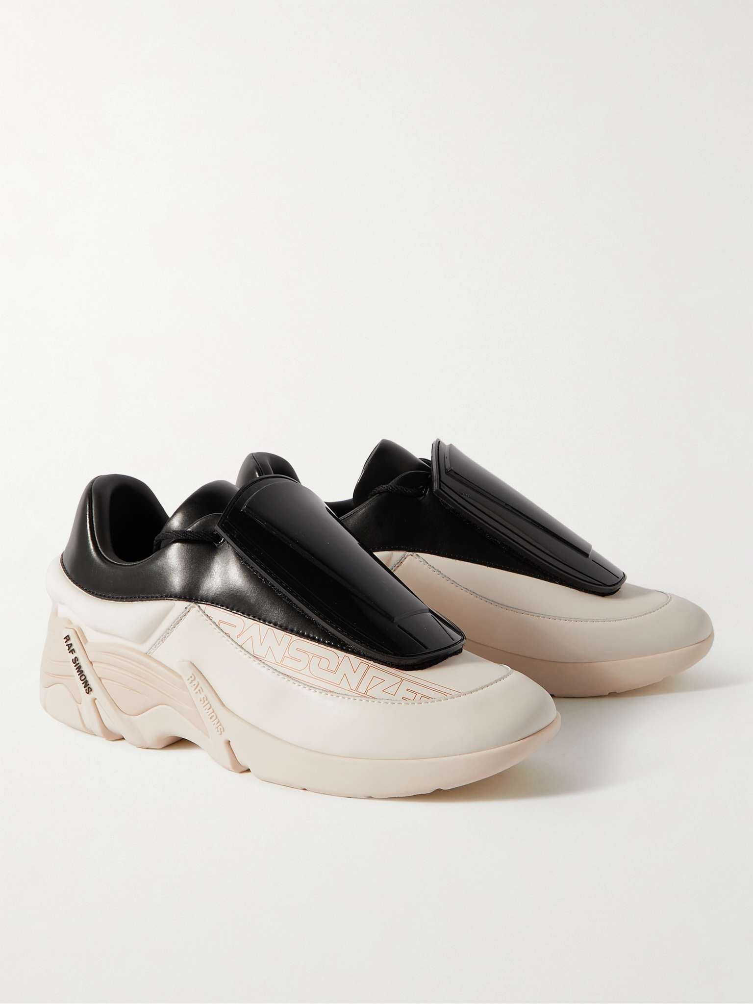 Antei Shell and PVC-Trimmed Leather Sneakers - 4