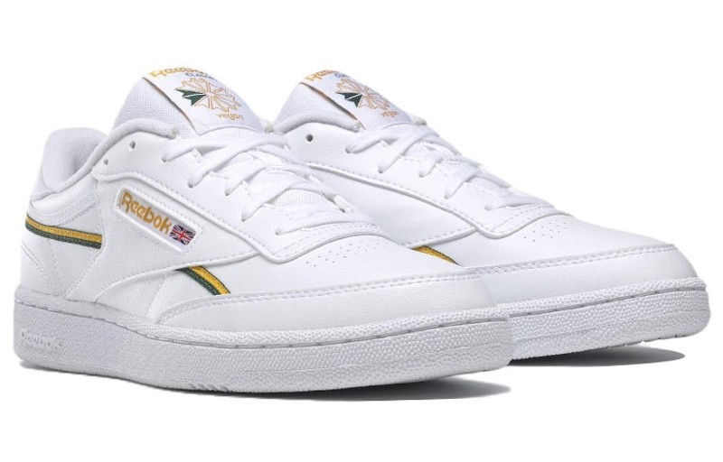 Reebok Reebok Club C 85 Vegan 'White Green Gold' GY7154 outlook