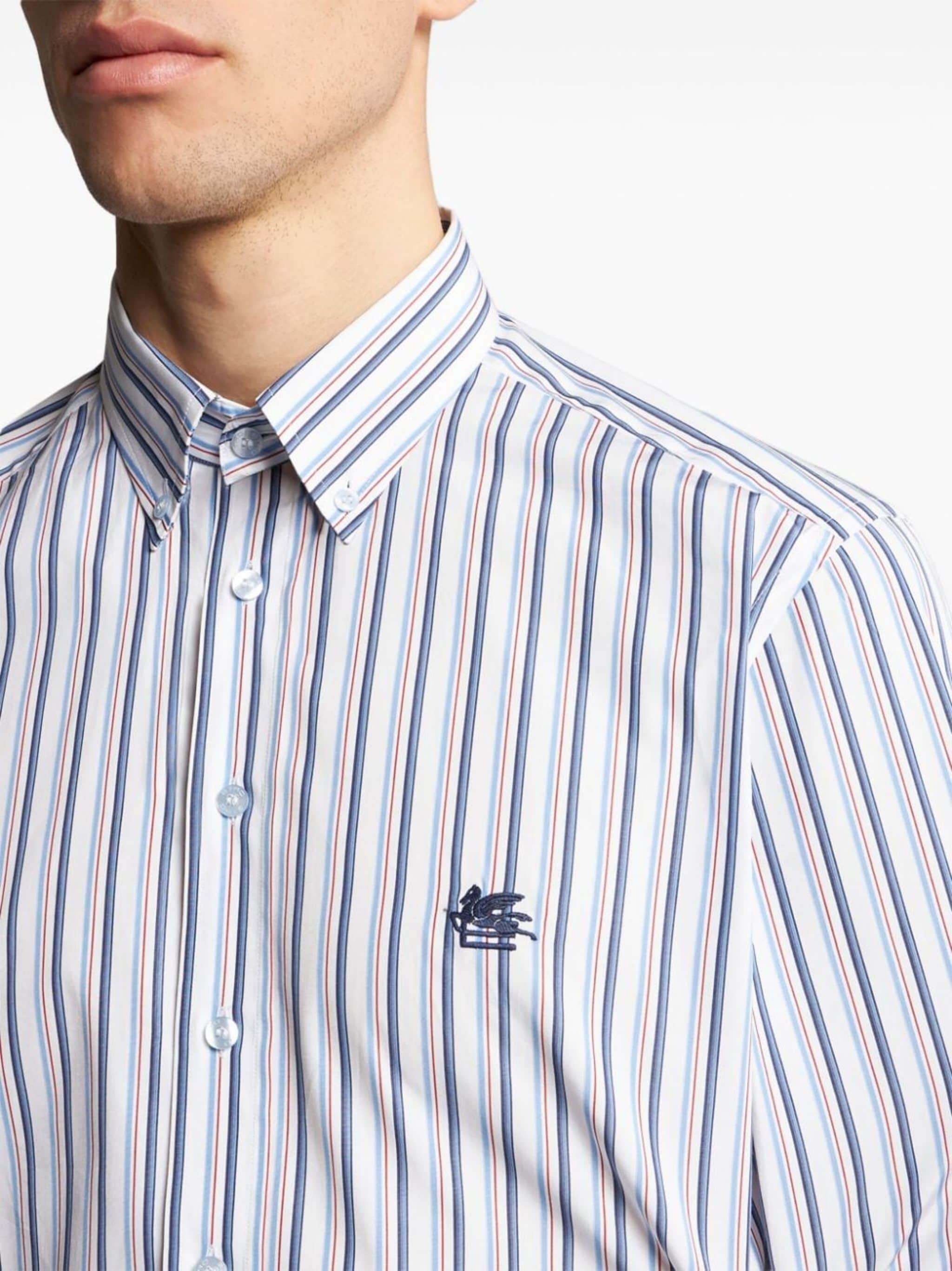 striped cotton shirt - 5