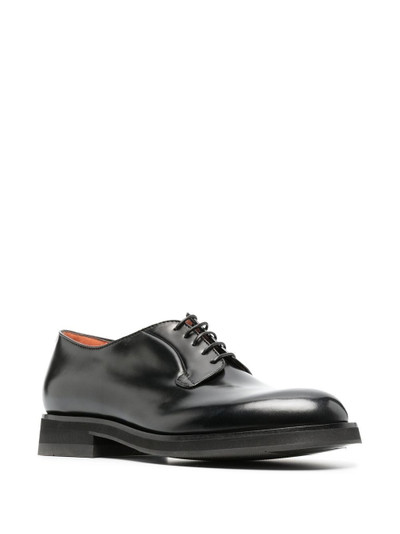 Santoni round-toe lace-up Derby shoes outlook