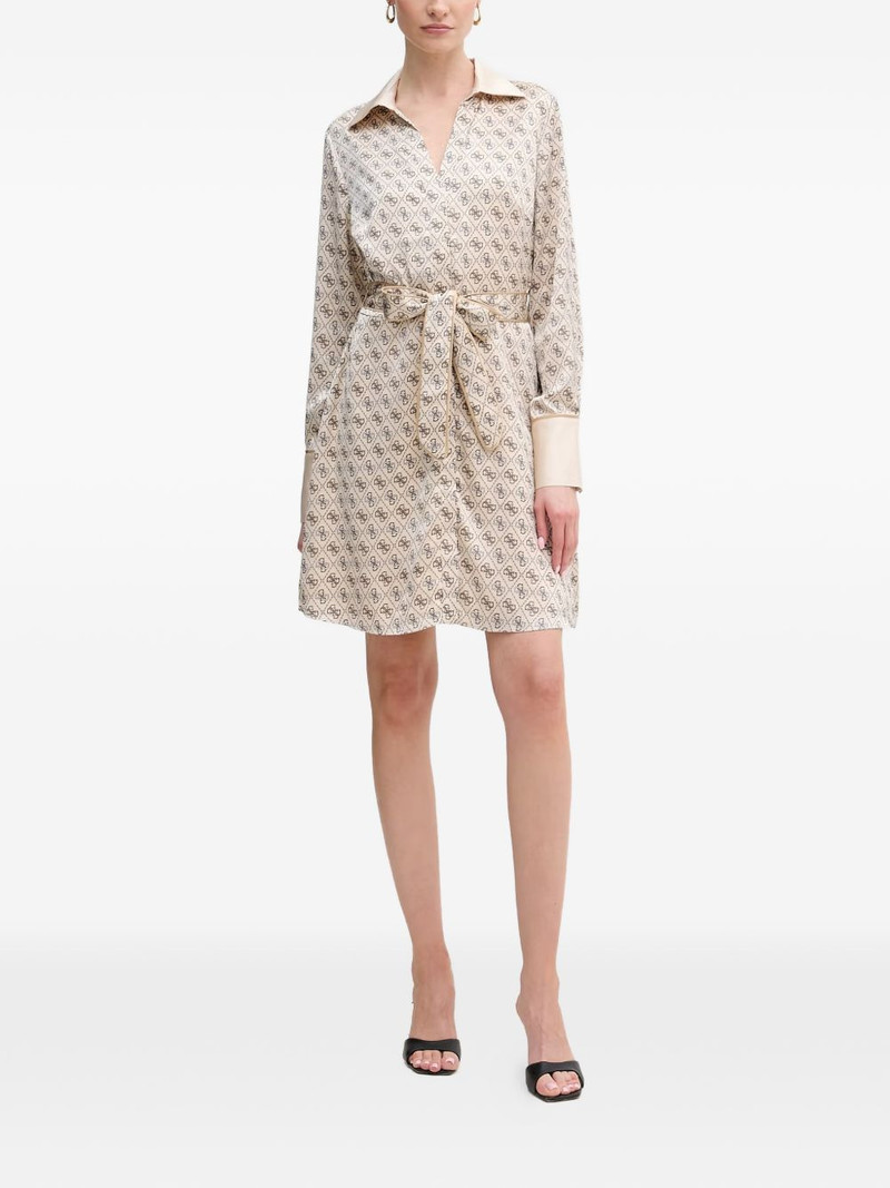 Blerta collar belted dress 1