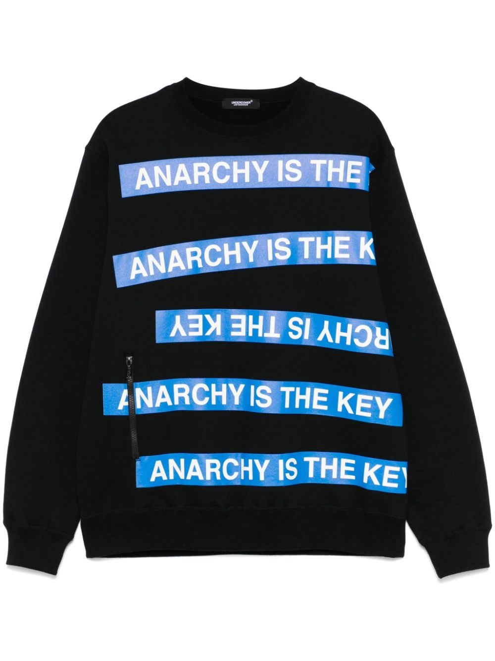 UNDERCOVER slogan-print sweatshirt farfetch REVERSIBLE