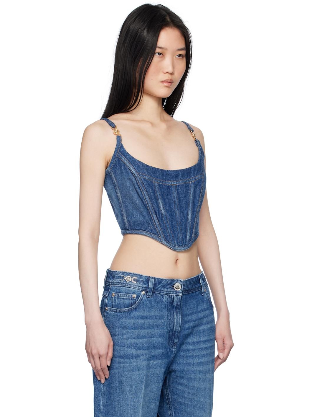 Blue Medusa '95 Denim Tank Top - 2