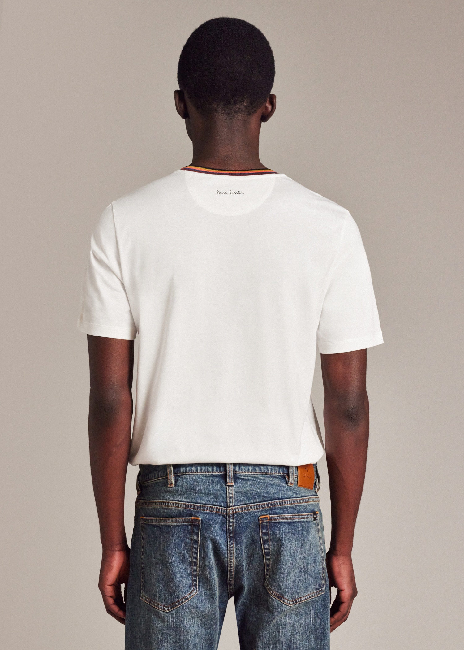 'Artist Stripe' Collar T-Shirt - 4
