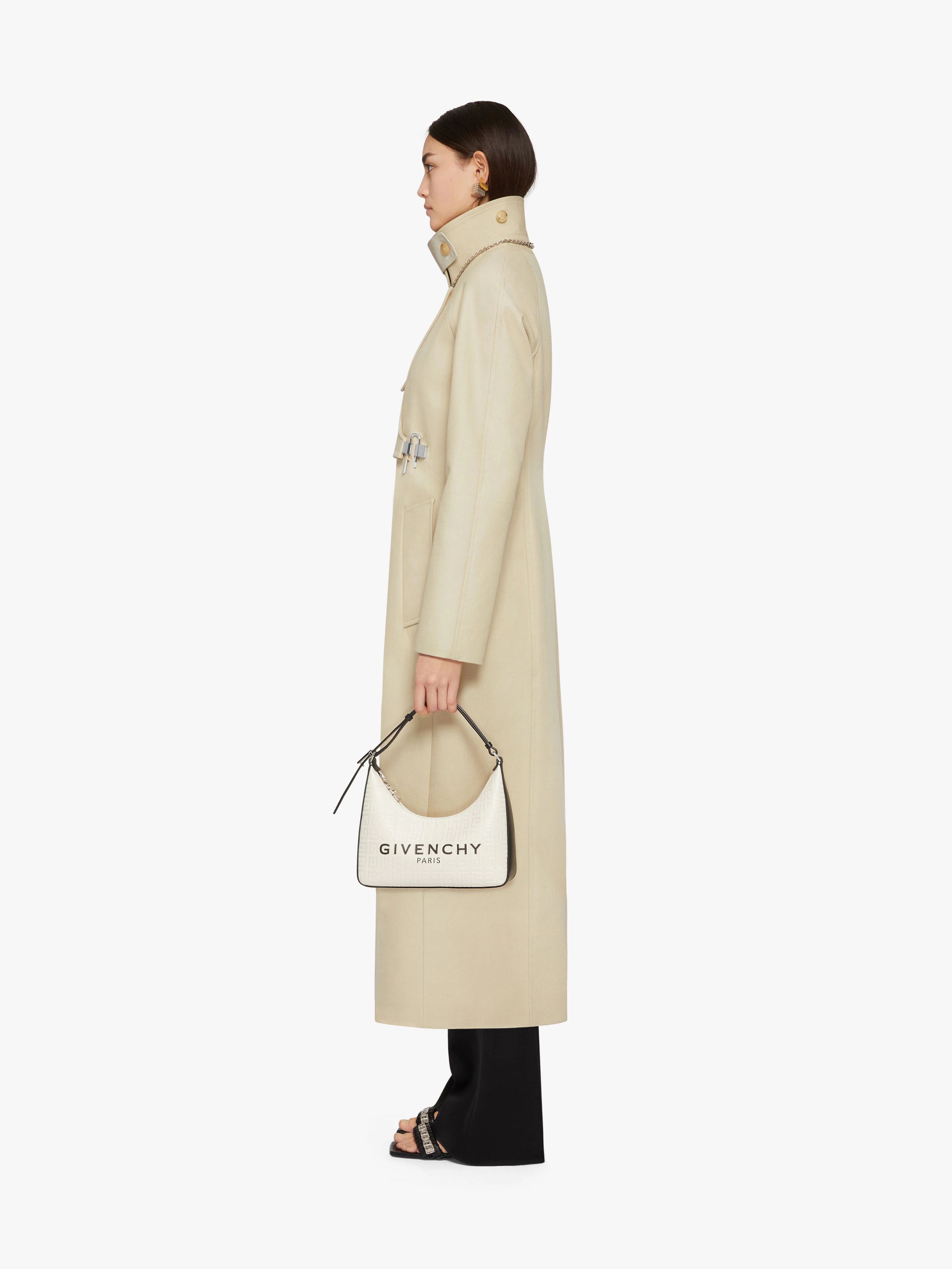 TRENCH COAT IN COTTON TWILL WITH U-LOCK BUCKLE - 3