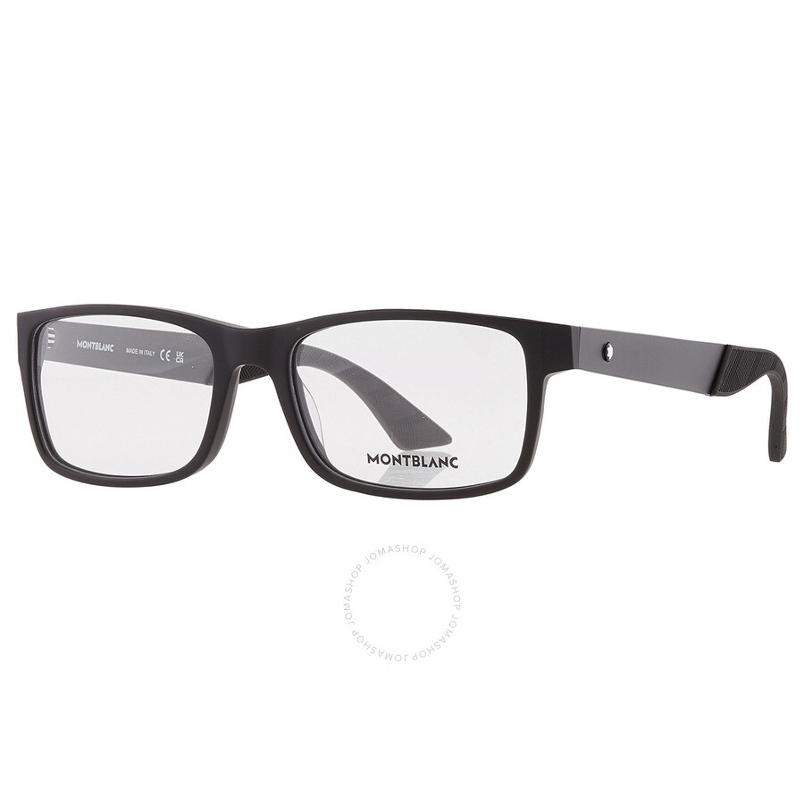 Montblanc Demo Rectangular Men's Eyeglasses MB0301O 005 56 - 5