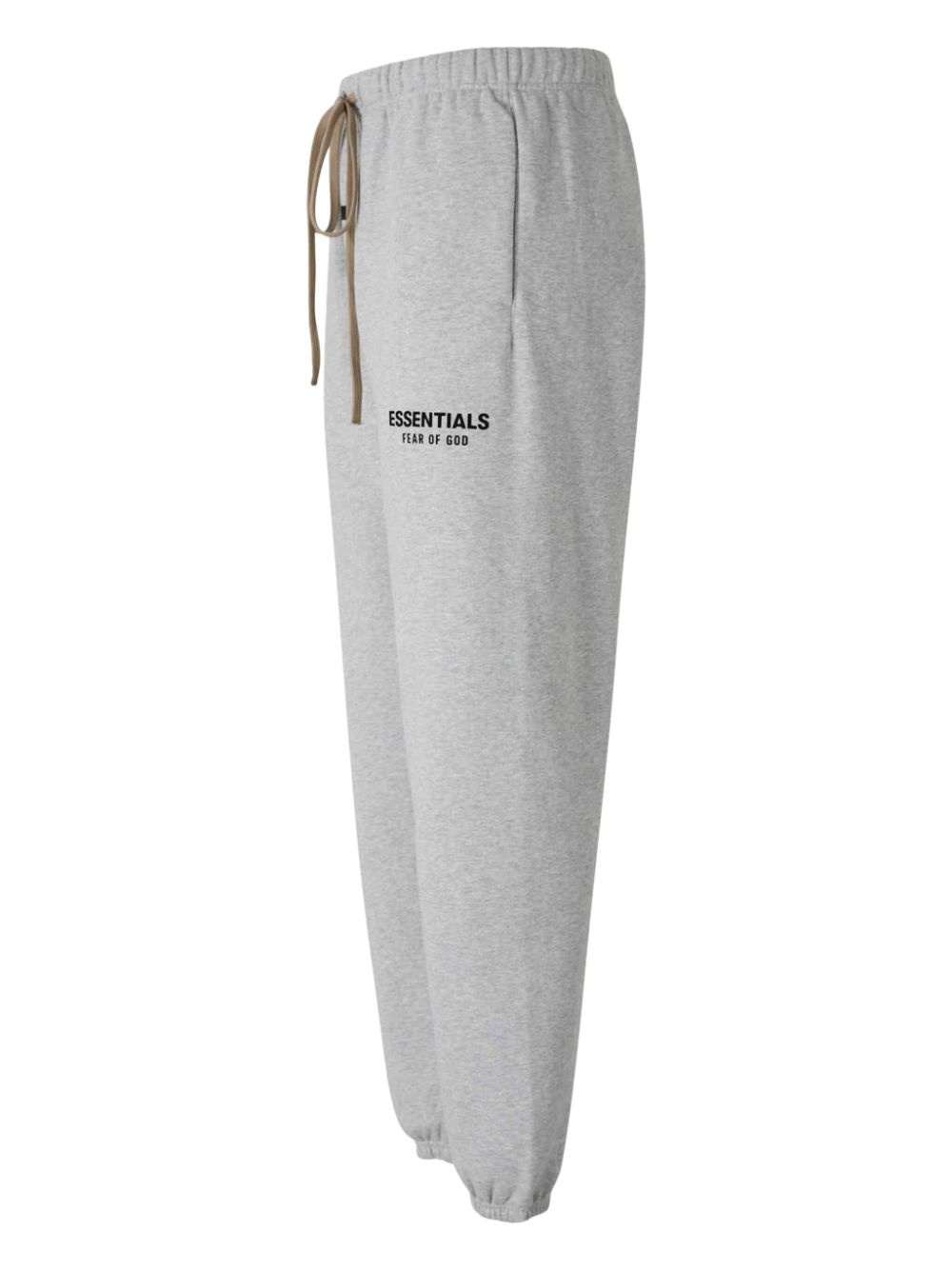 cotton-blend track pants - 3