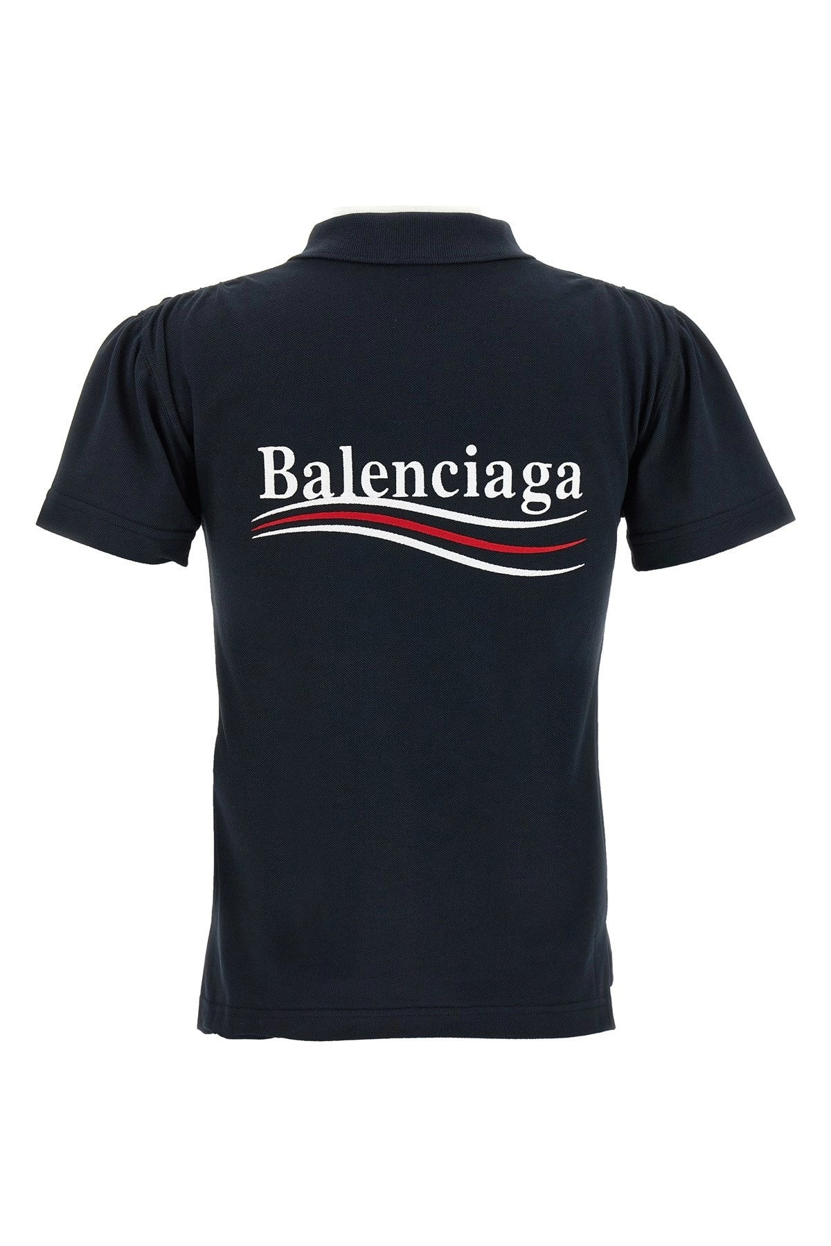 Balenciaga Women Logo Embroidery Polo Shirt - 2