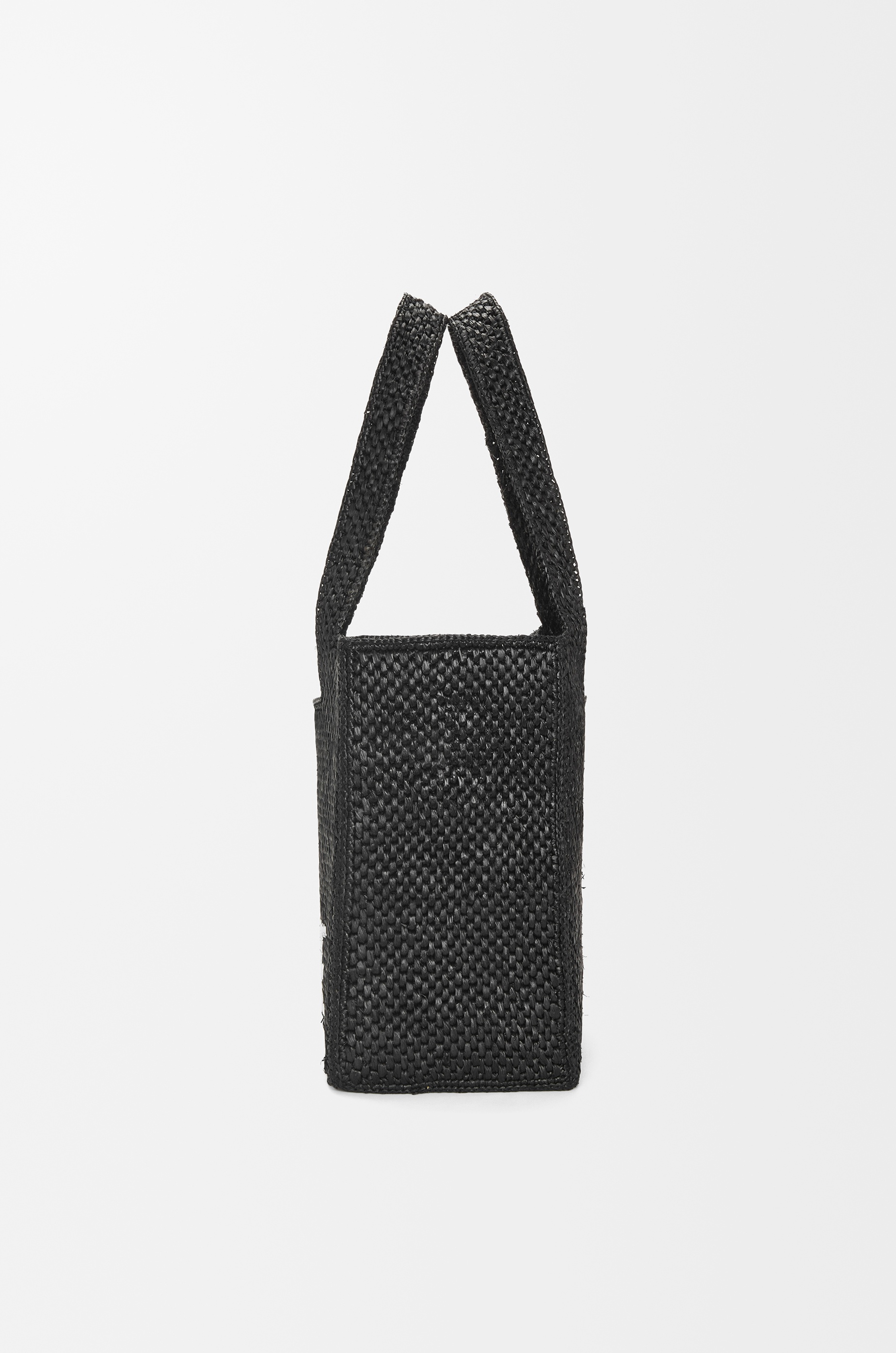 Medium LOEWE Font tote in raffia - 5